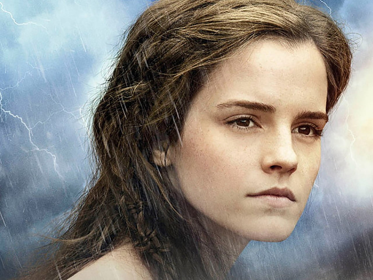 720P, emma, beauty, Movies, close-up, beautiful woman, contemplation, hollywood, indoors, movie, body part, women, studio shot, Hollywood Movies, 2014, HD Wallpaper