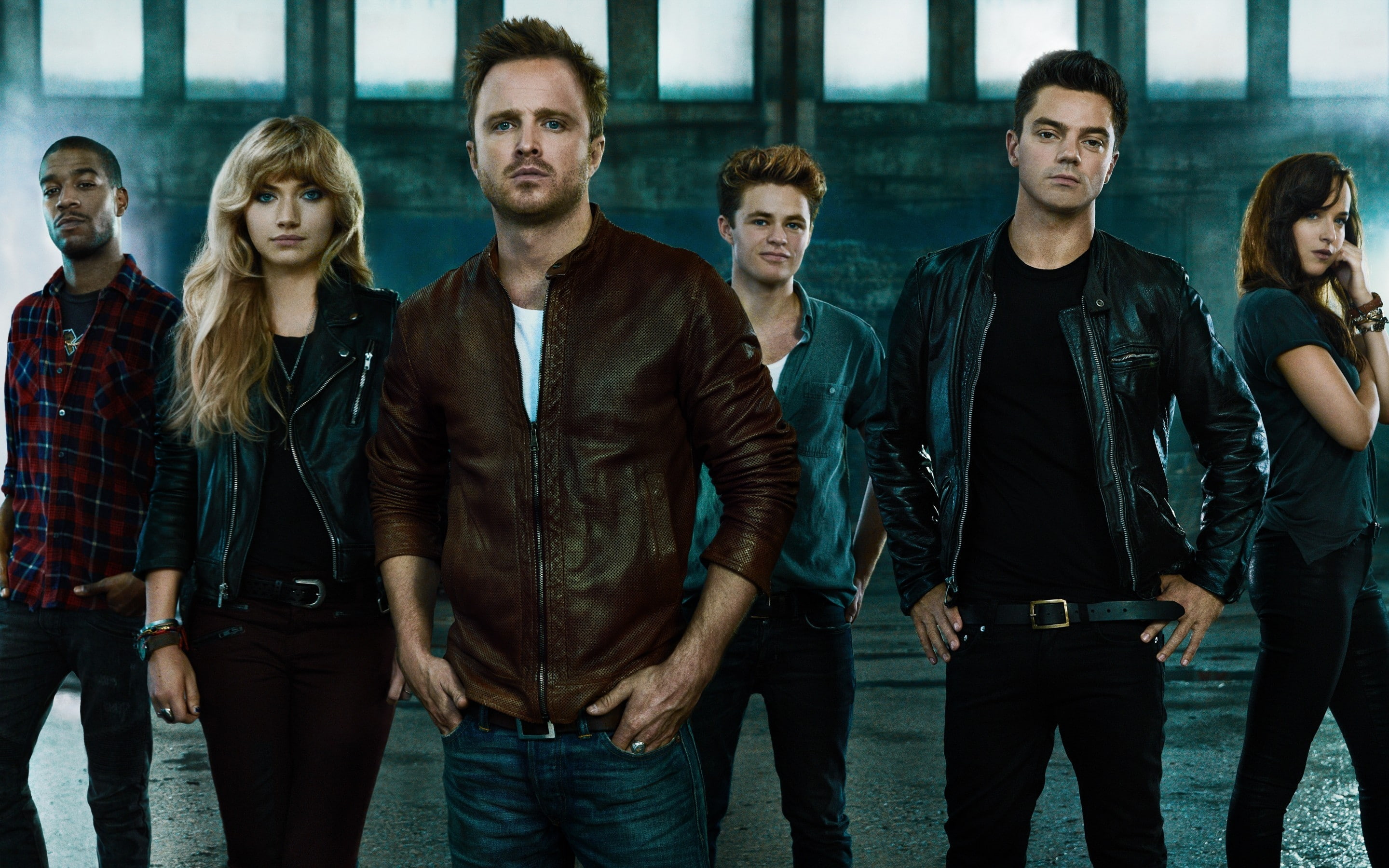 speed, actors, dakota dohnson, aaron paul, imogen poots, need for speed, need, 2K, HD Wallpaper