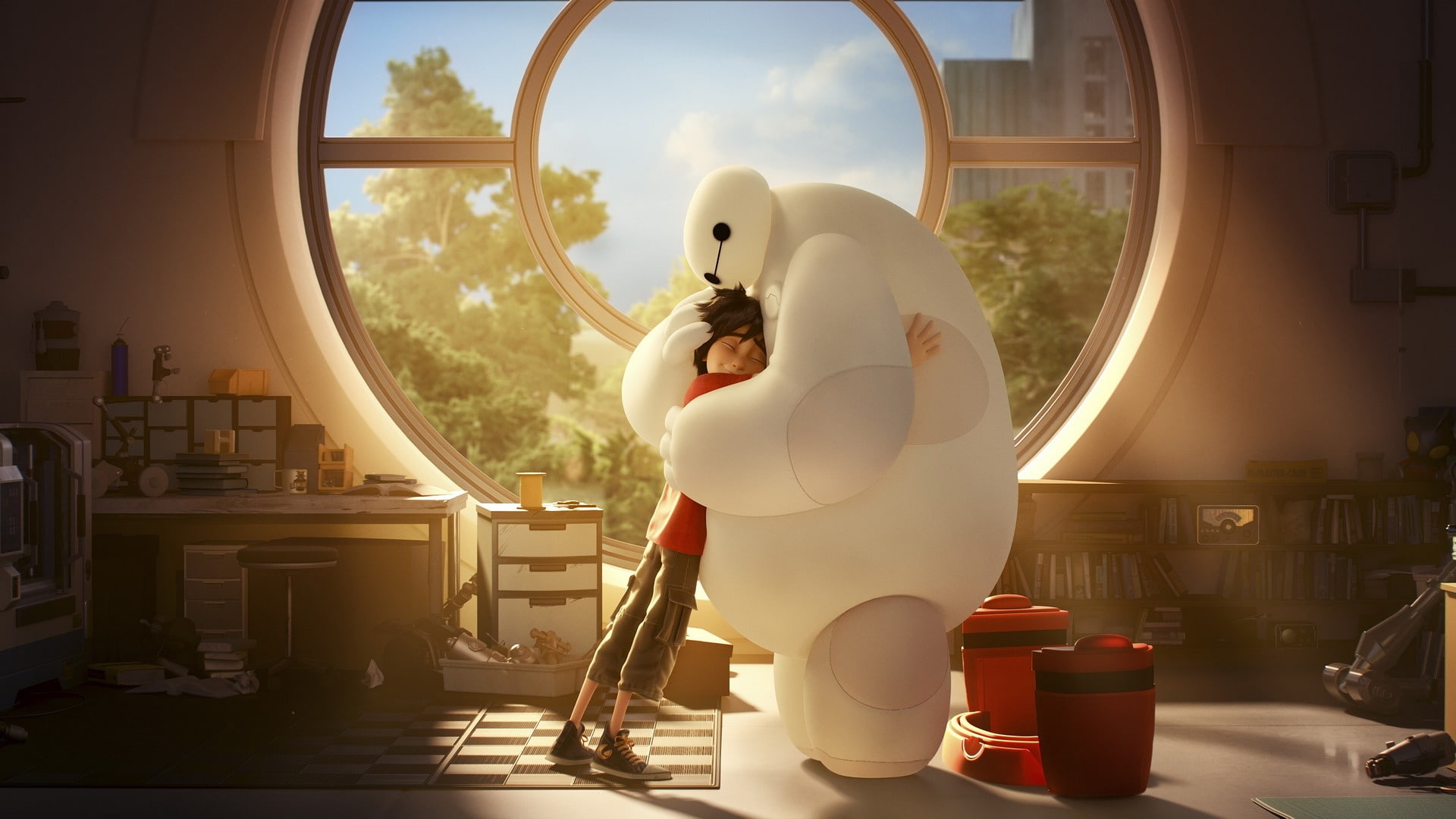 adult, hairstyle, one person, mirror, screenshot, day, movie, 1080P, nature, leisure activity, desktop, big, hero, indoors, anime, hd, representation, HD Wallpaper