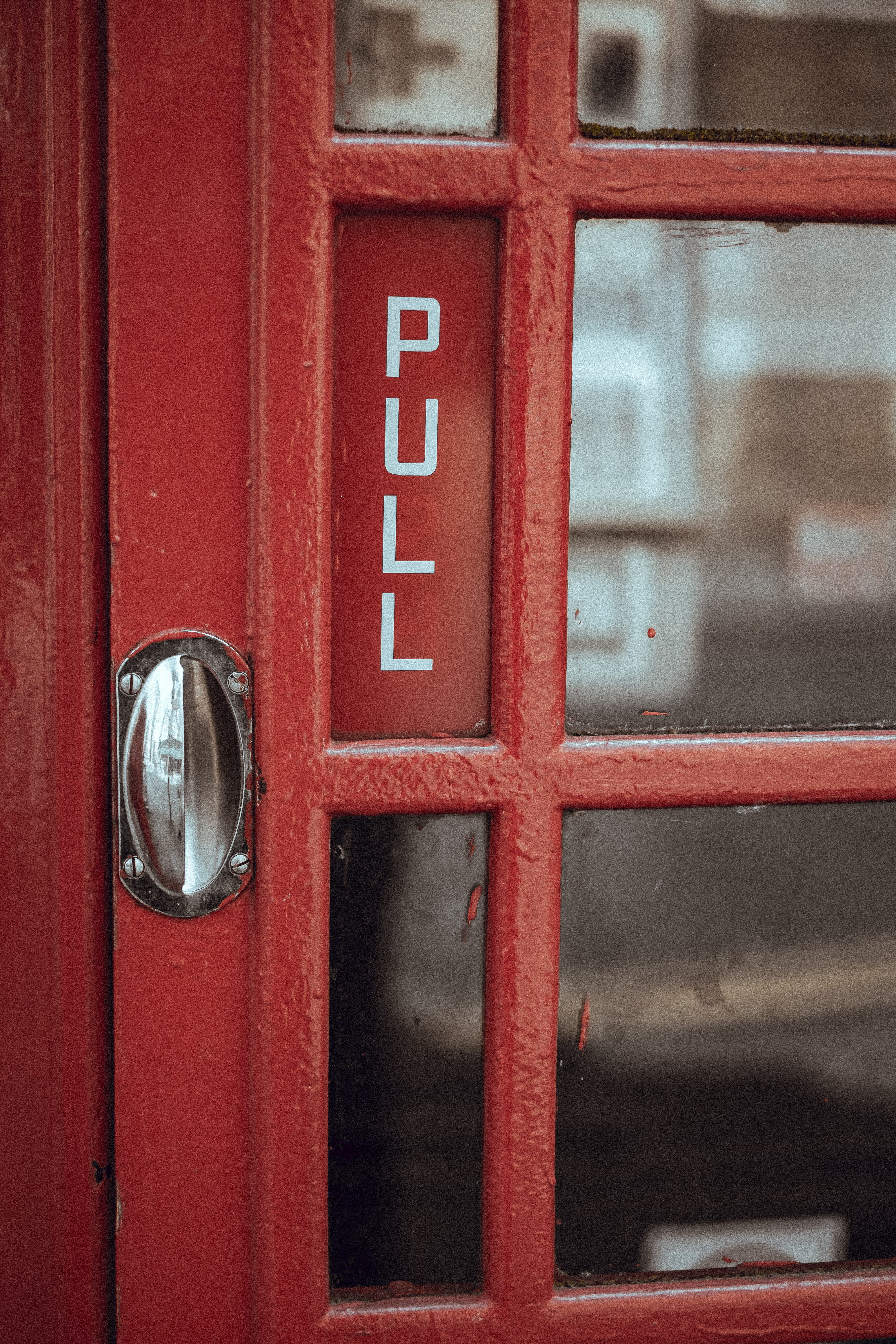 old, signage, security, day, safety, telephone, no people, number, steel frame, red steel, metal, glass, built structure, glass - material, england, 5K, Phone HD Wallpaper