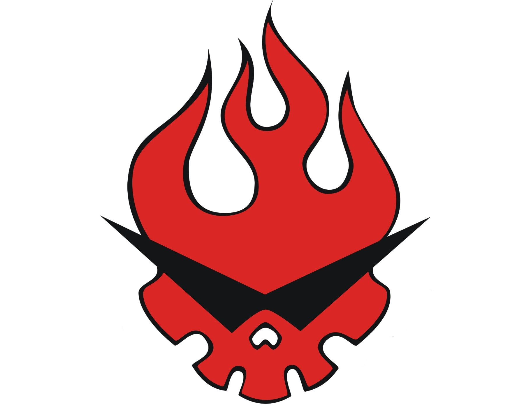 red, flame, cut out, sunglasses, no people, white background, art and craft, burning, 720P, slice, food and drink, indoors, skull, food, shape, close-up, HD Wallpaper