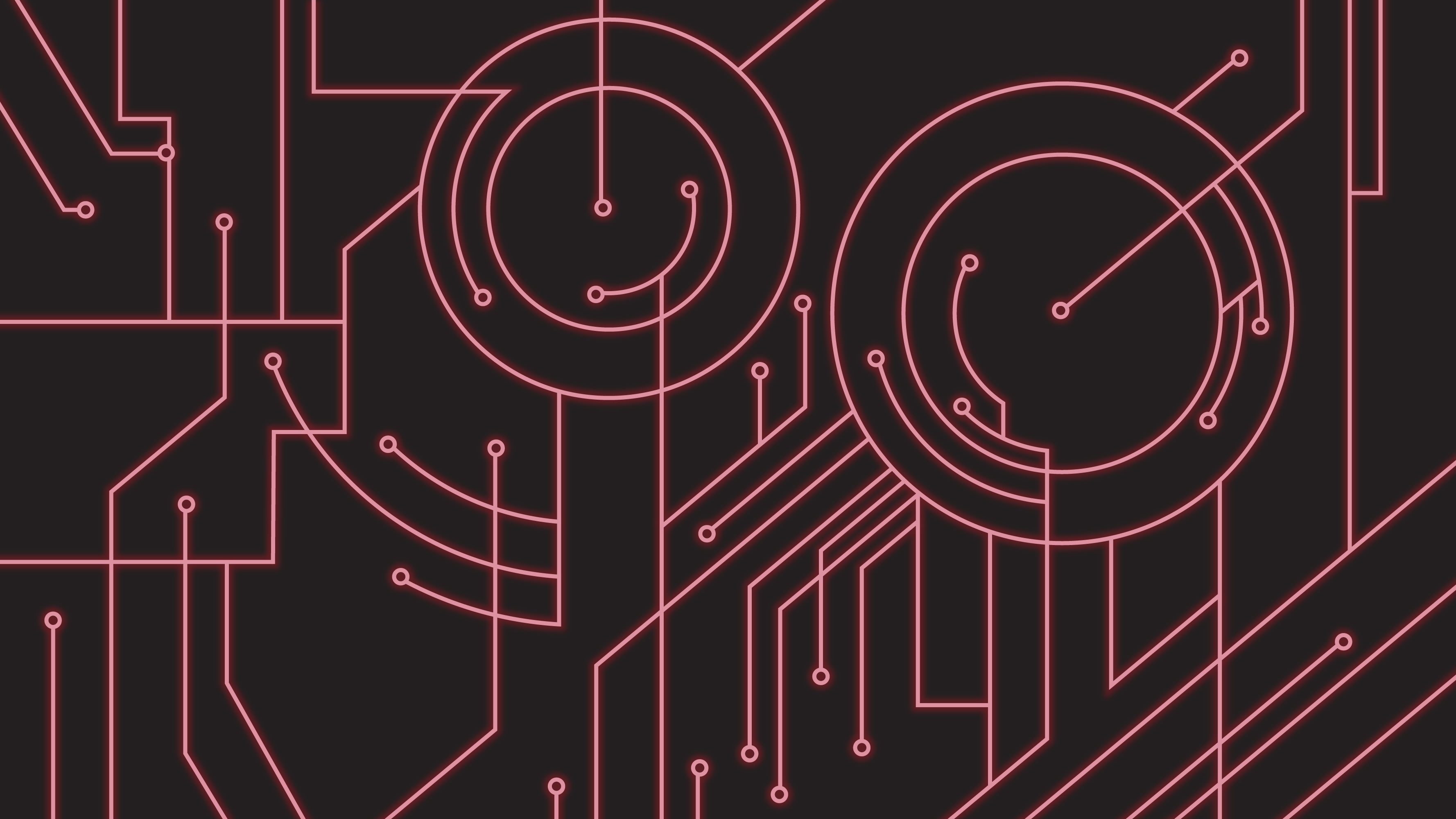 circuit, 2K, backgrounds, western script, illustration, Tengen Toppa Gurren Lagann, futuristic, illuminated, no people, indoors, pattern, lighting equipment, HD Wallpaper