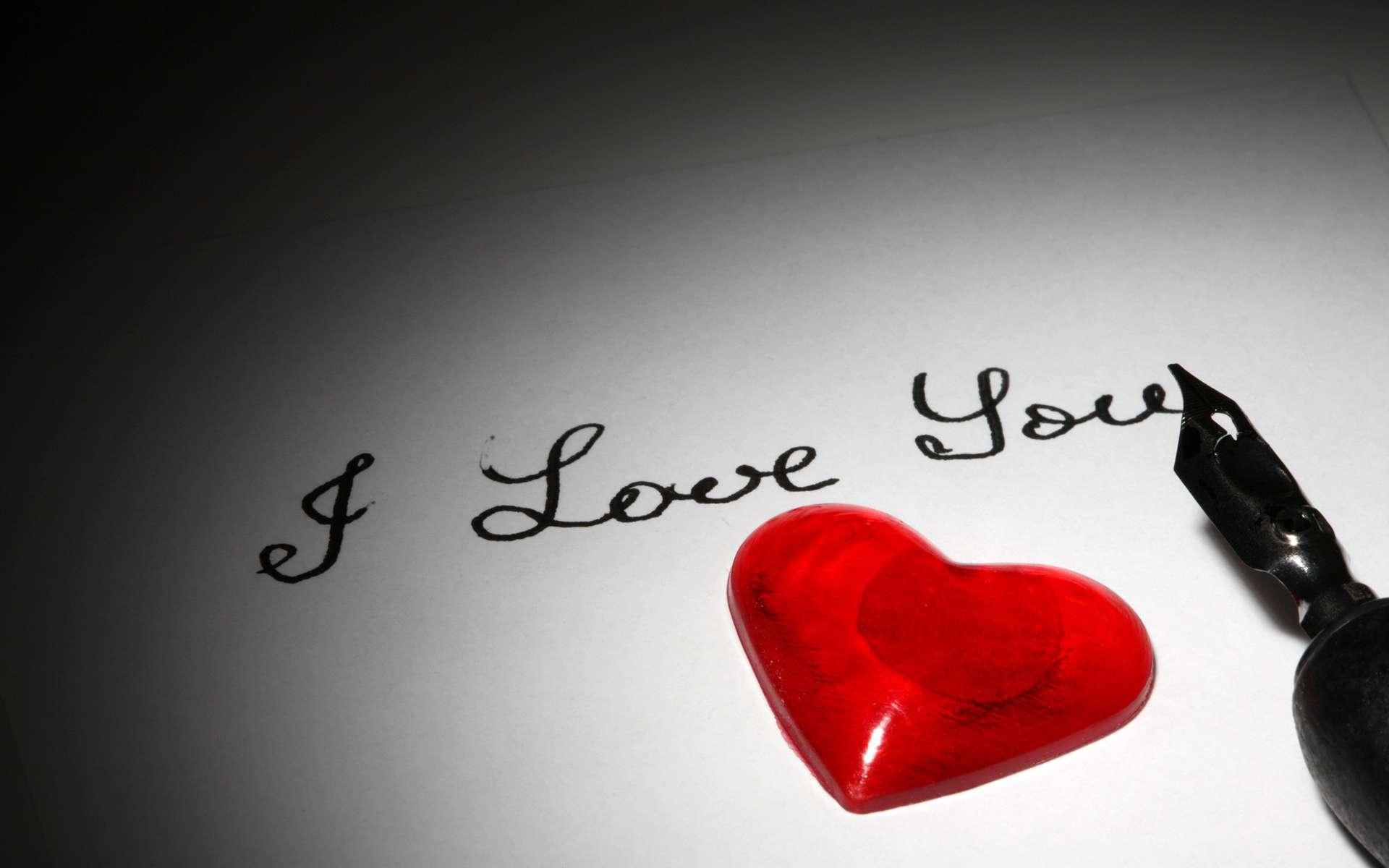 heart, love, decor, text, glass, l, passion, 1080P, 3d and abstract, red, romance, ve, HD Wallpaper