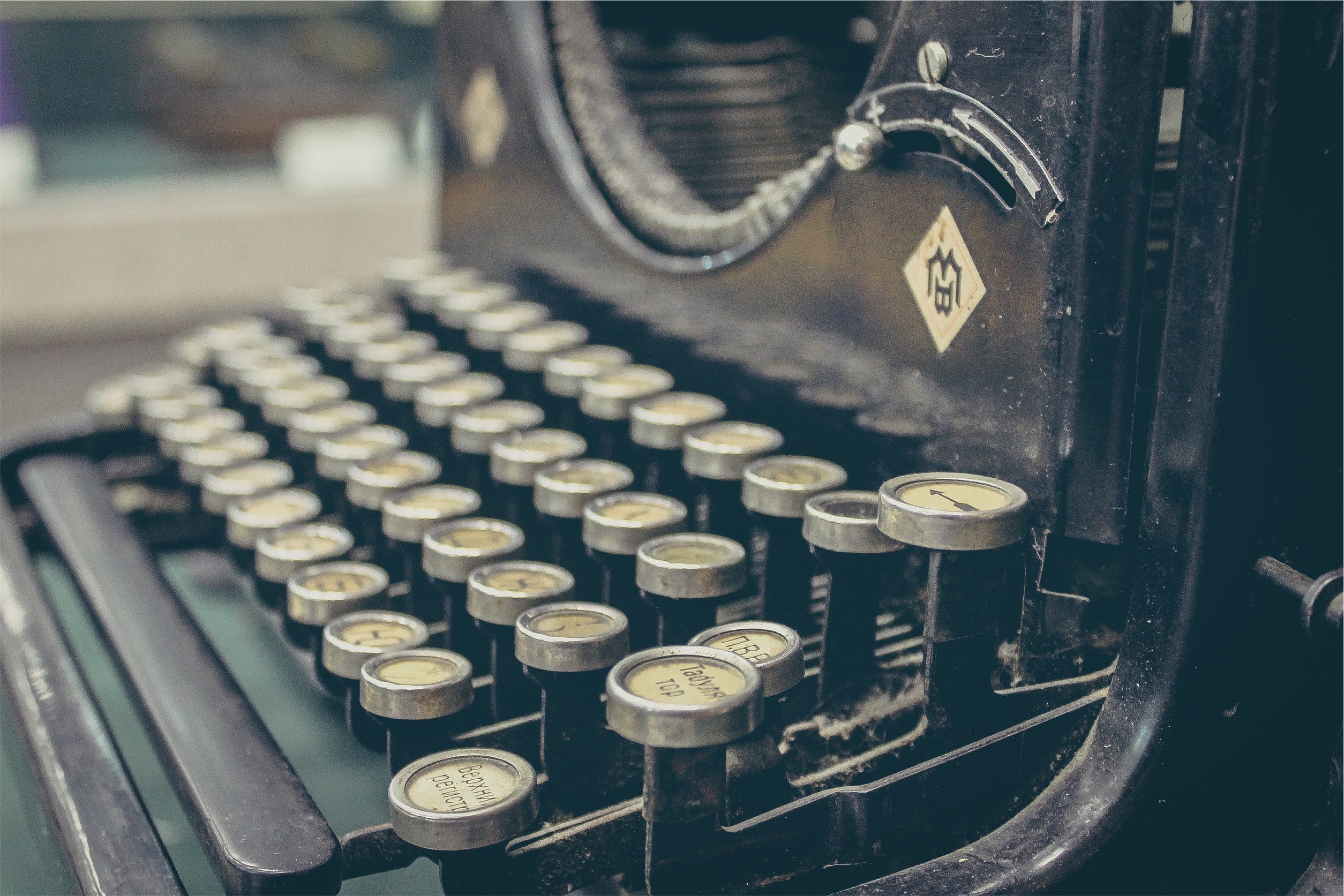 no people, metal, still life, retro styled, push button, machinery, communication, typewriters, high angle view, typewriter, focus on foreground, number, HD Wallpaper
