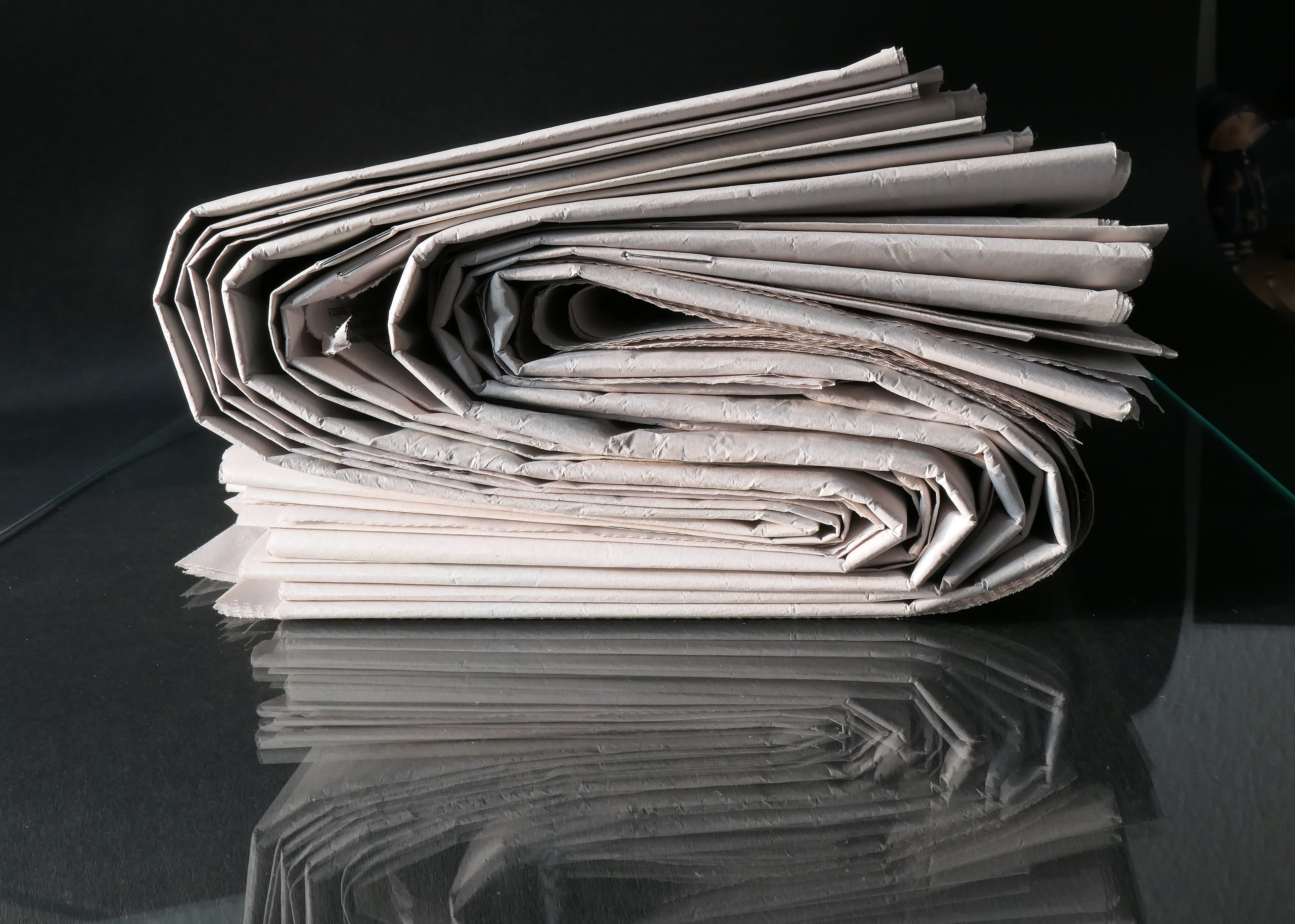 4K, no people, newspaper, paperwork, abundance, article, recycling, journalist, order, folded, still life, focus on foreground, studio shot, magazine, HD Wallpaper
