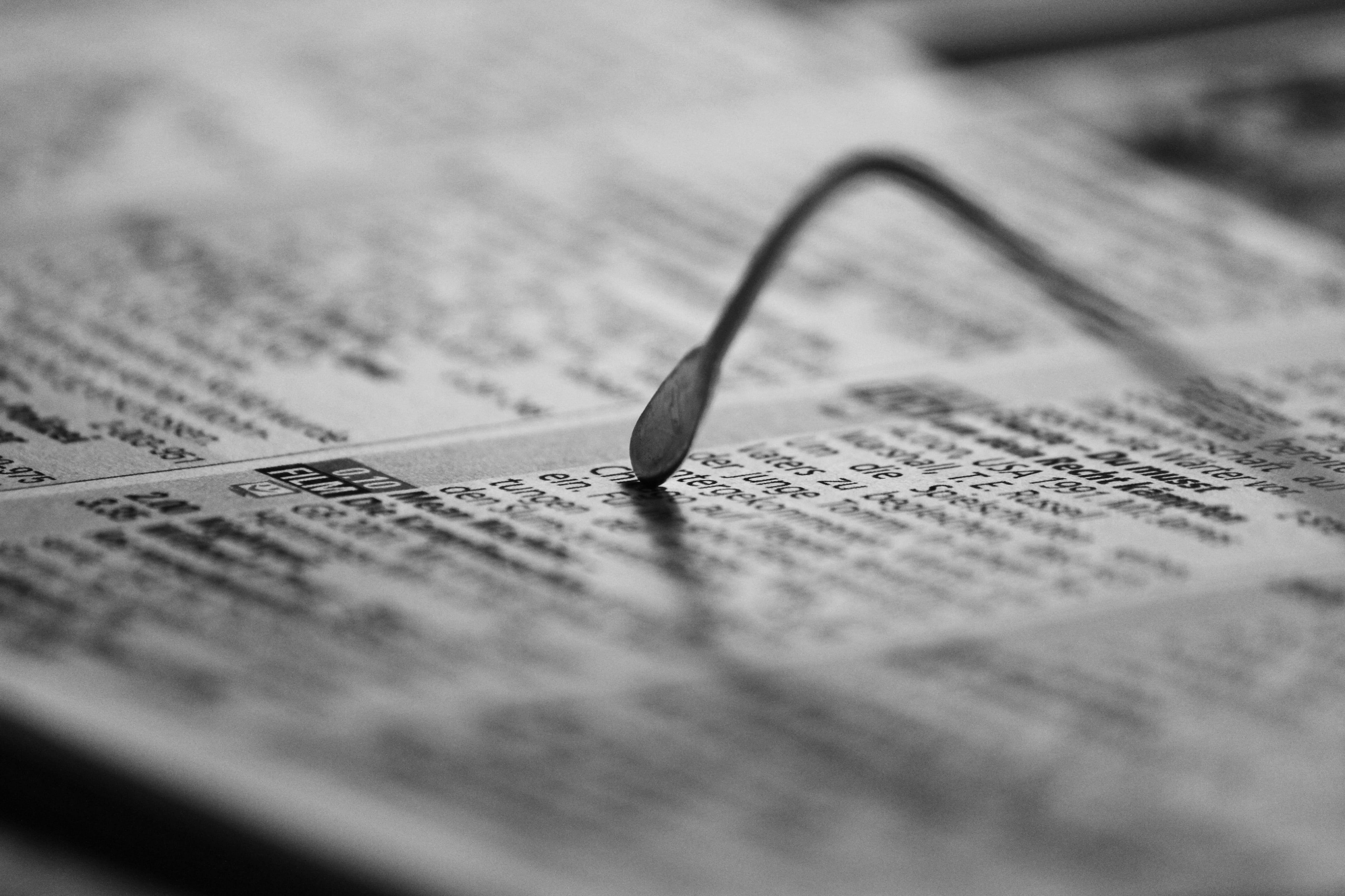 paper, selective focus, corporate business, read, still life, data, newspaper, glasses strap, information, trading, communication, business, investment, HD Wallpaper