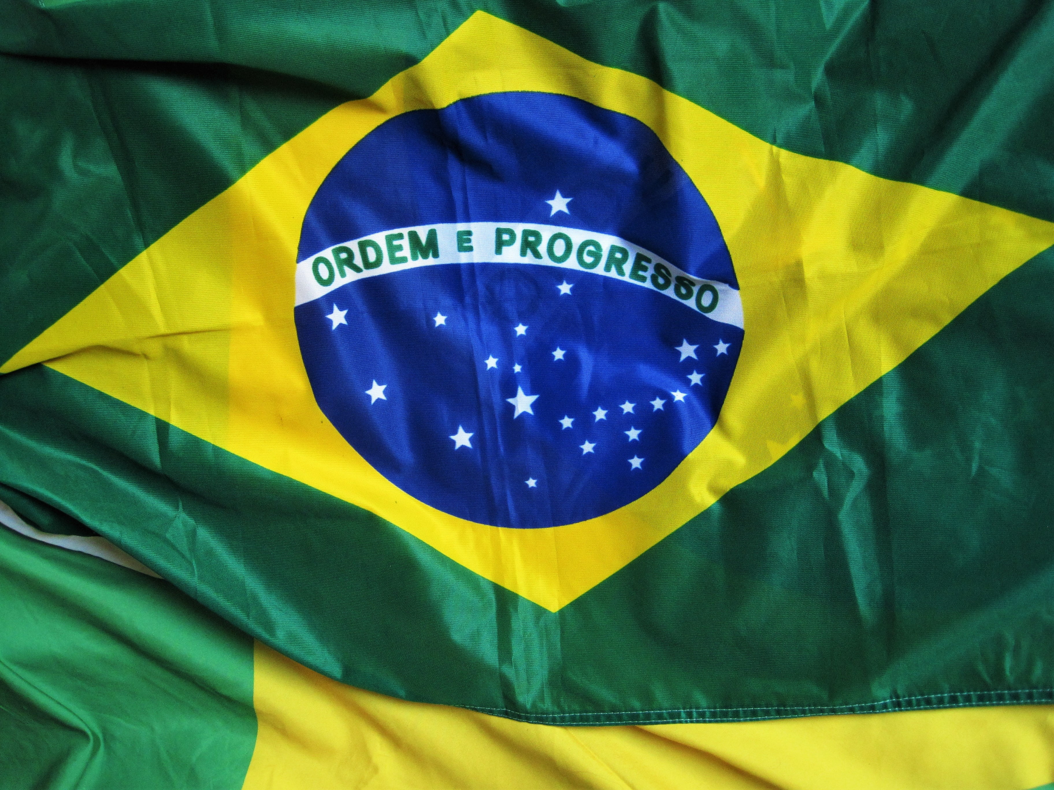 blue, ordem e progresso, olympiad in brasil, pattern, high angle view, full frame, pride, brazil, national colours, yellow, text, close-up, green-blue-yellow, HD Wallpaper