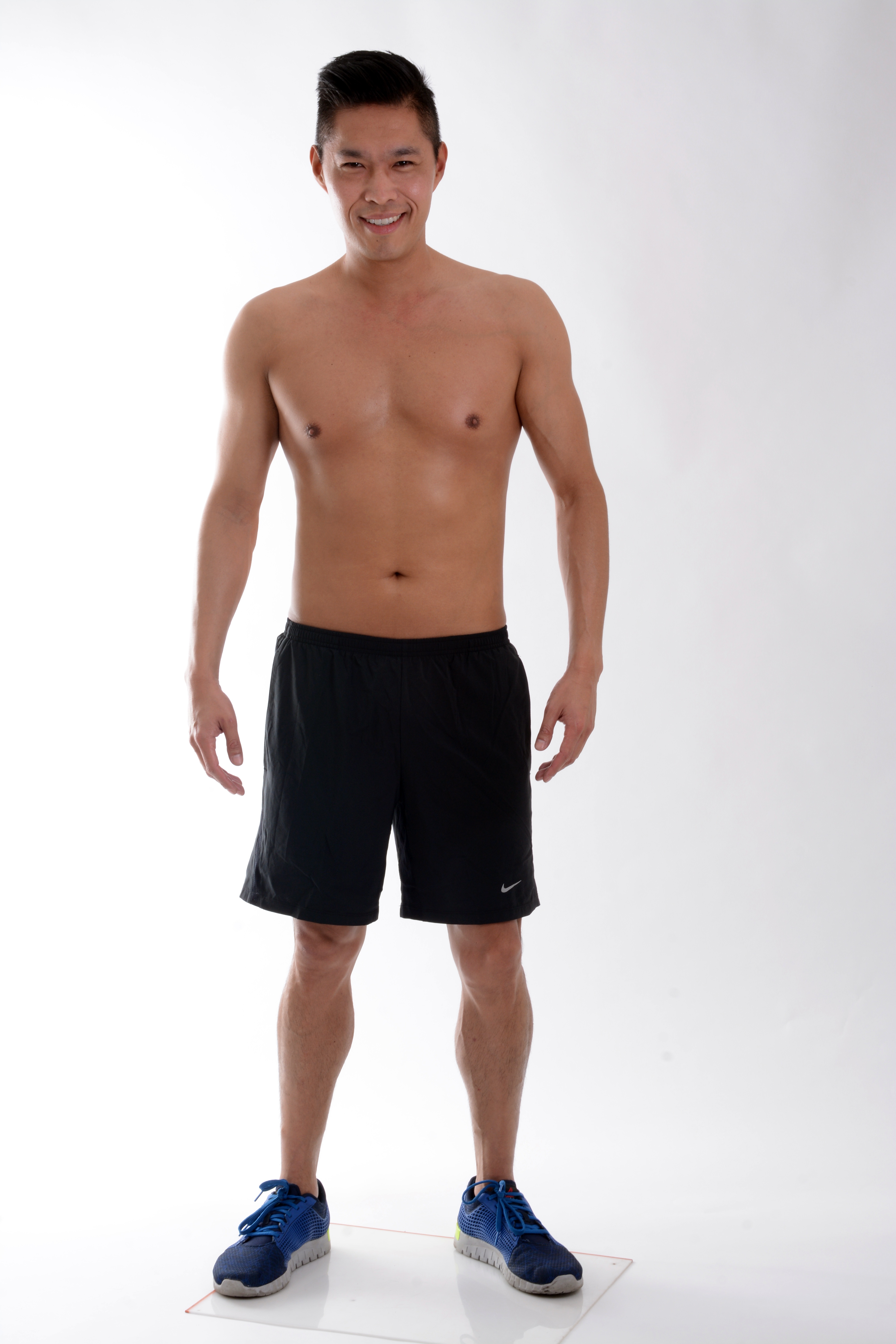 face, instructor, man who does not train, masculinity, confidence, hot, portrait, exercise, shorts, fitness, one person, looking at camera, 5K, man, fit man, Phone HD Wallpaper