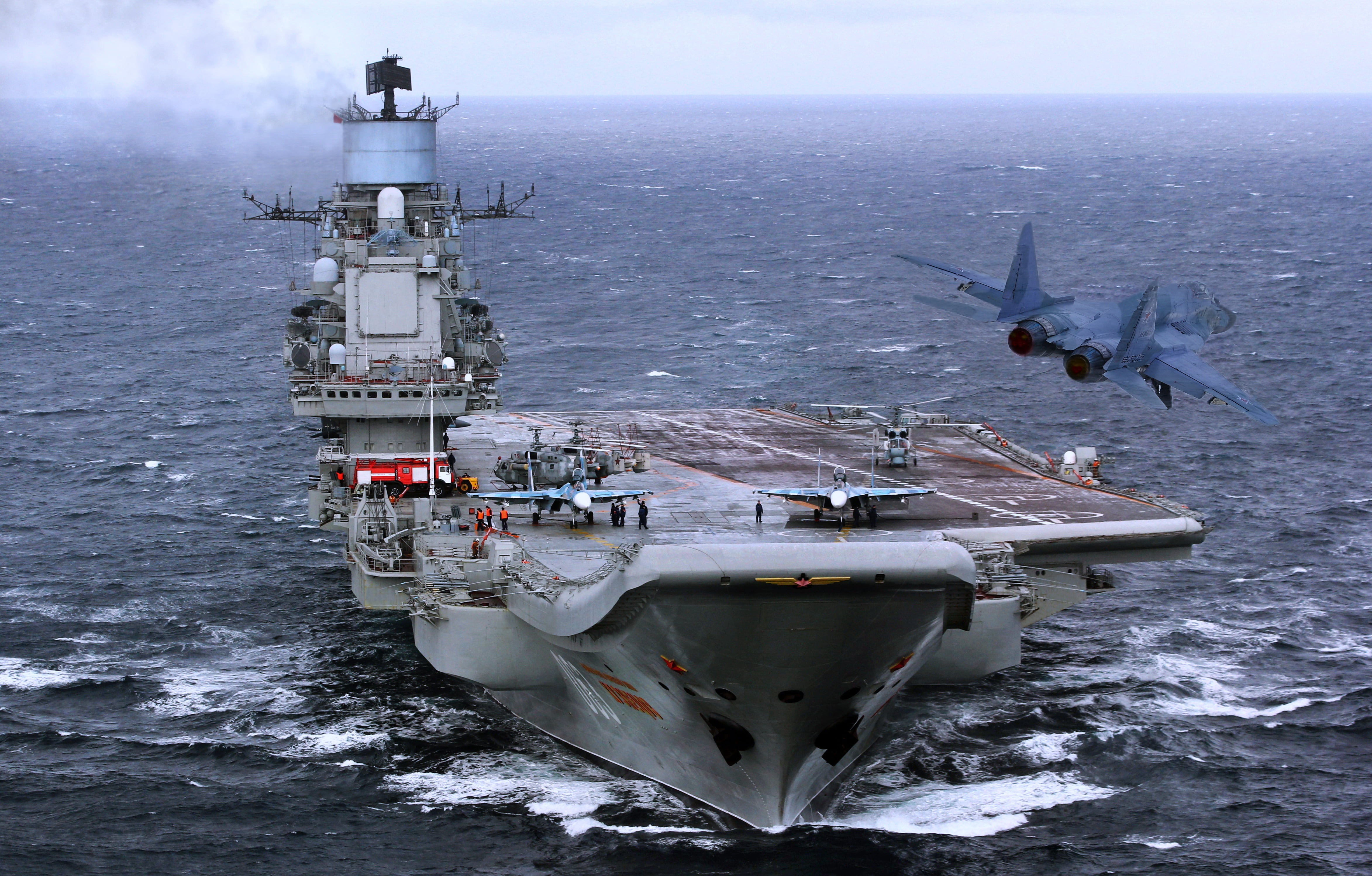 nature, aircraft, outdoors, horizon, business, gray, sky, Navy, day, aggression, shipping, horizon over water, nautical vessel, 4K, carrier, military, HD Wallpaper