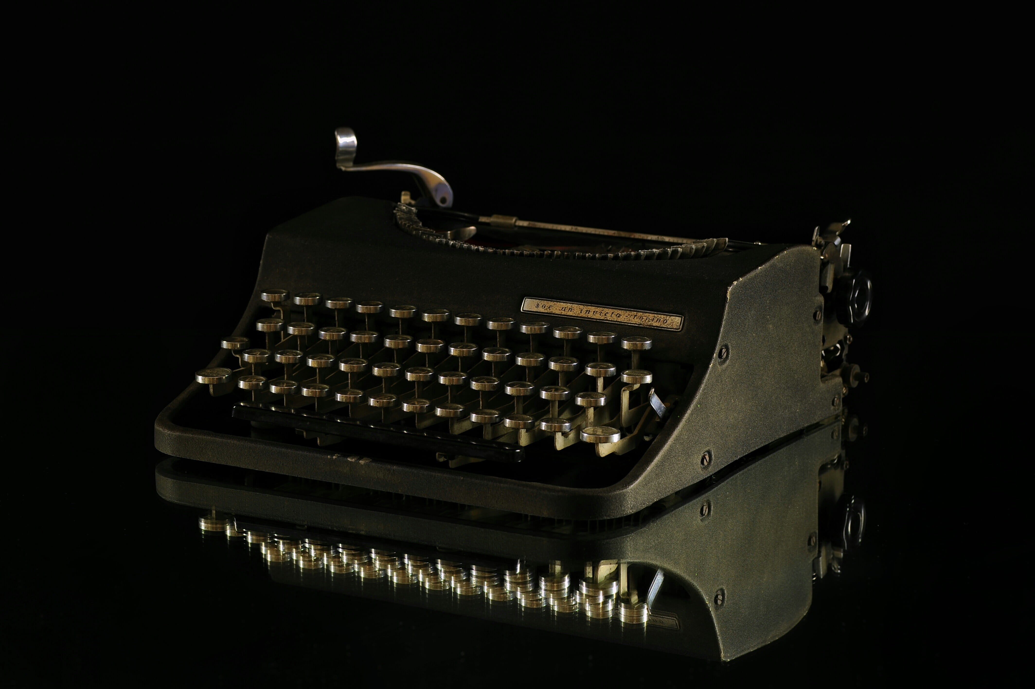 correspondence, black, studio shot, black color, communication, history, to write, photo, journalist, paper, keyboard, single object, antique, equipment, HD Wallpaper