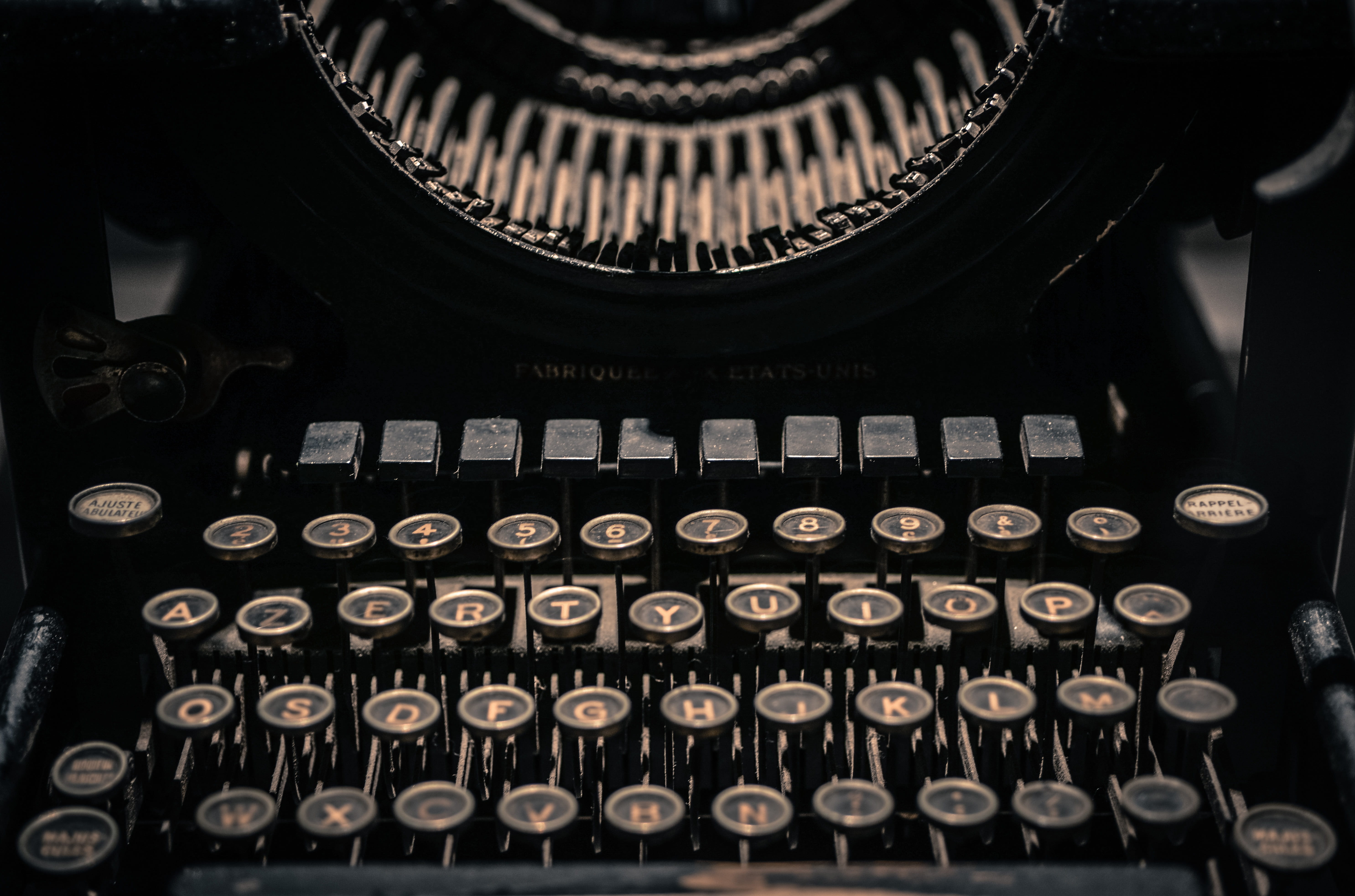 paper, number, page, push button, obsolete, retro styled, writer, text, focus, machine, no people, secretary, communication, vintage, indoors, correspondence, HD Wallpaper