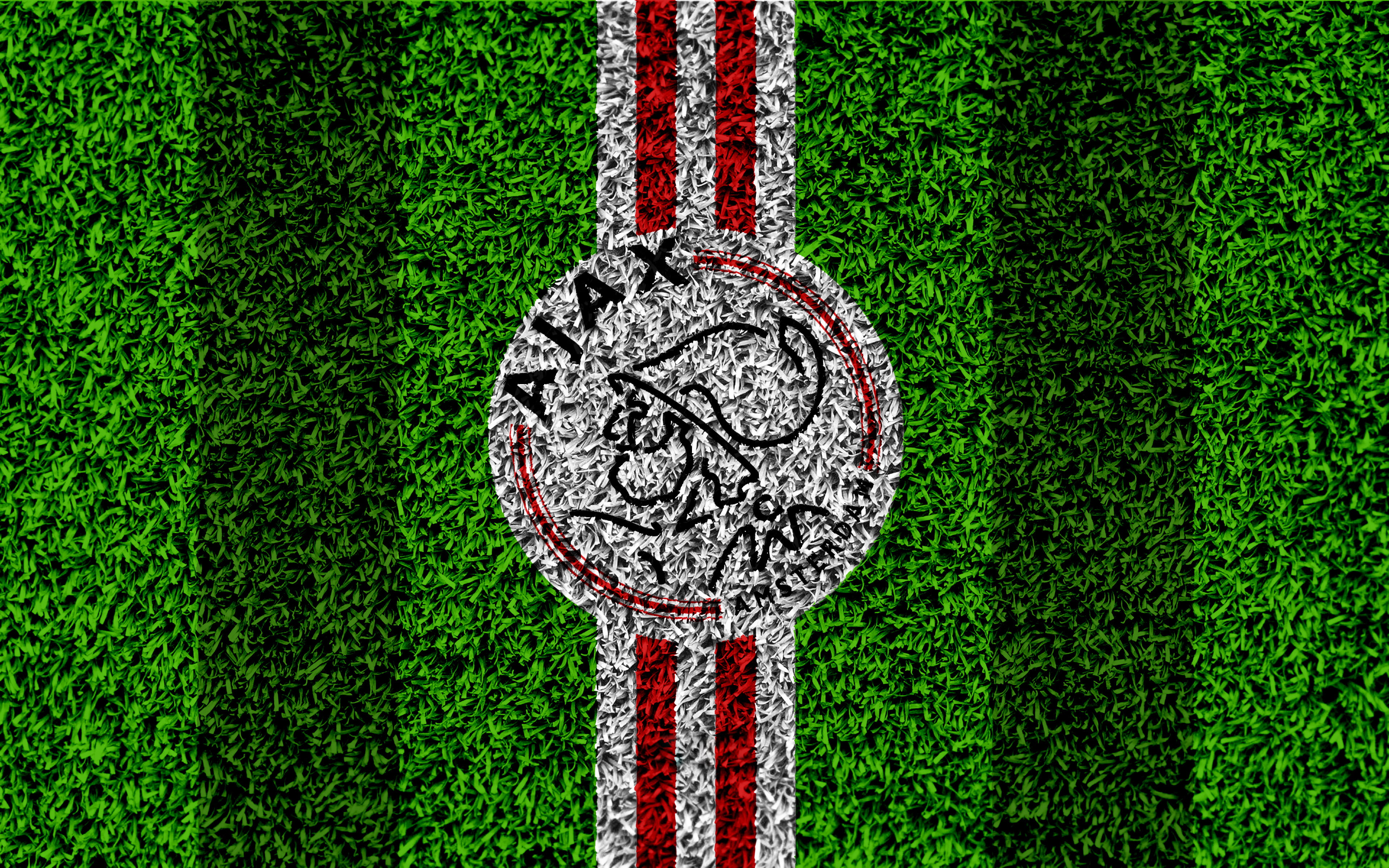 Emblem, 4K, Logo, AFC Ajax, Soccer, HD Wallpaper
