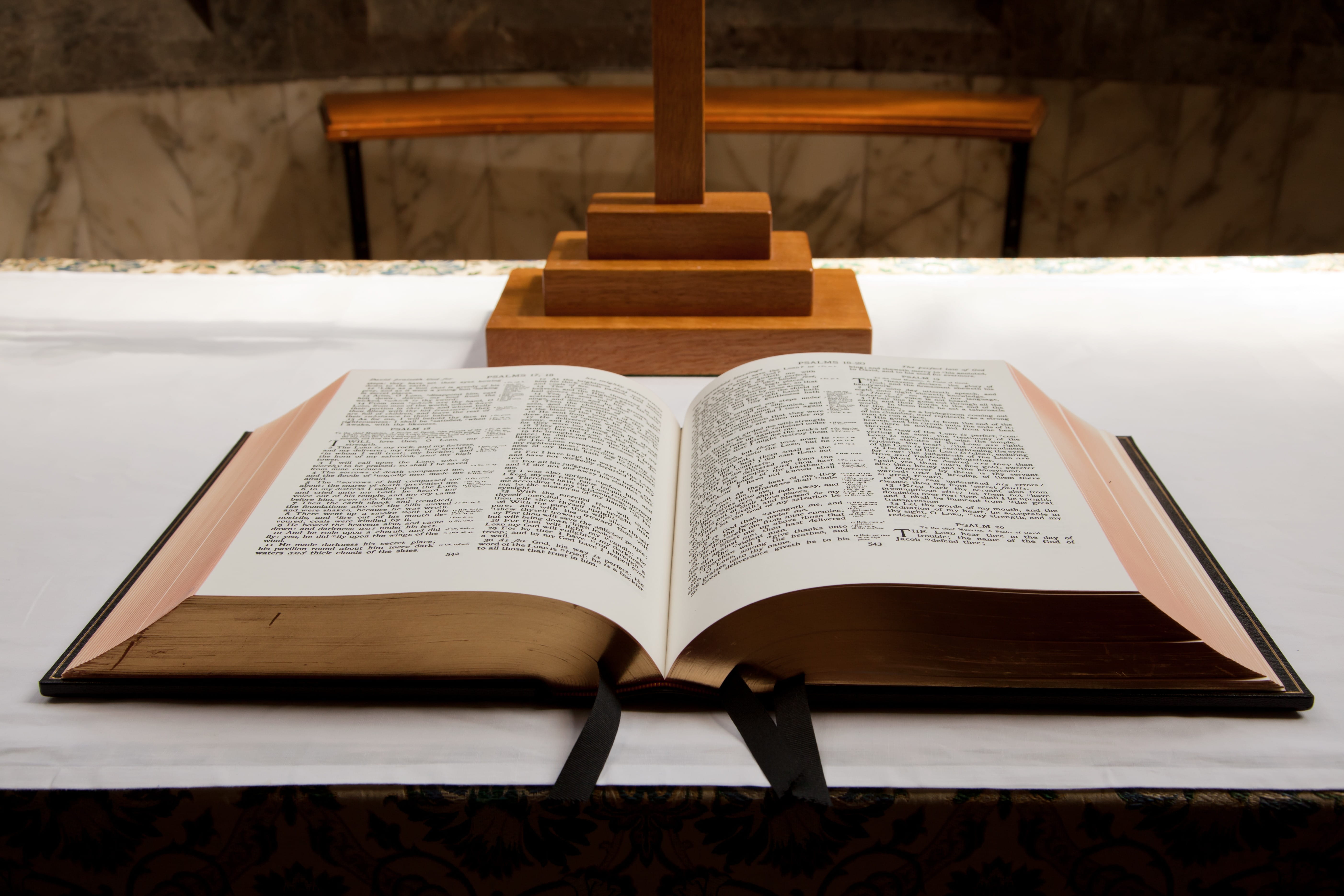 open, catholic, textbook, church, concept, opened, musical note, page, religious, no people, indoors, place of worship, christ, literature, still life, HD Wallpaper