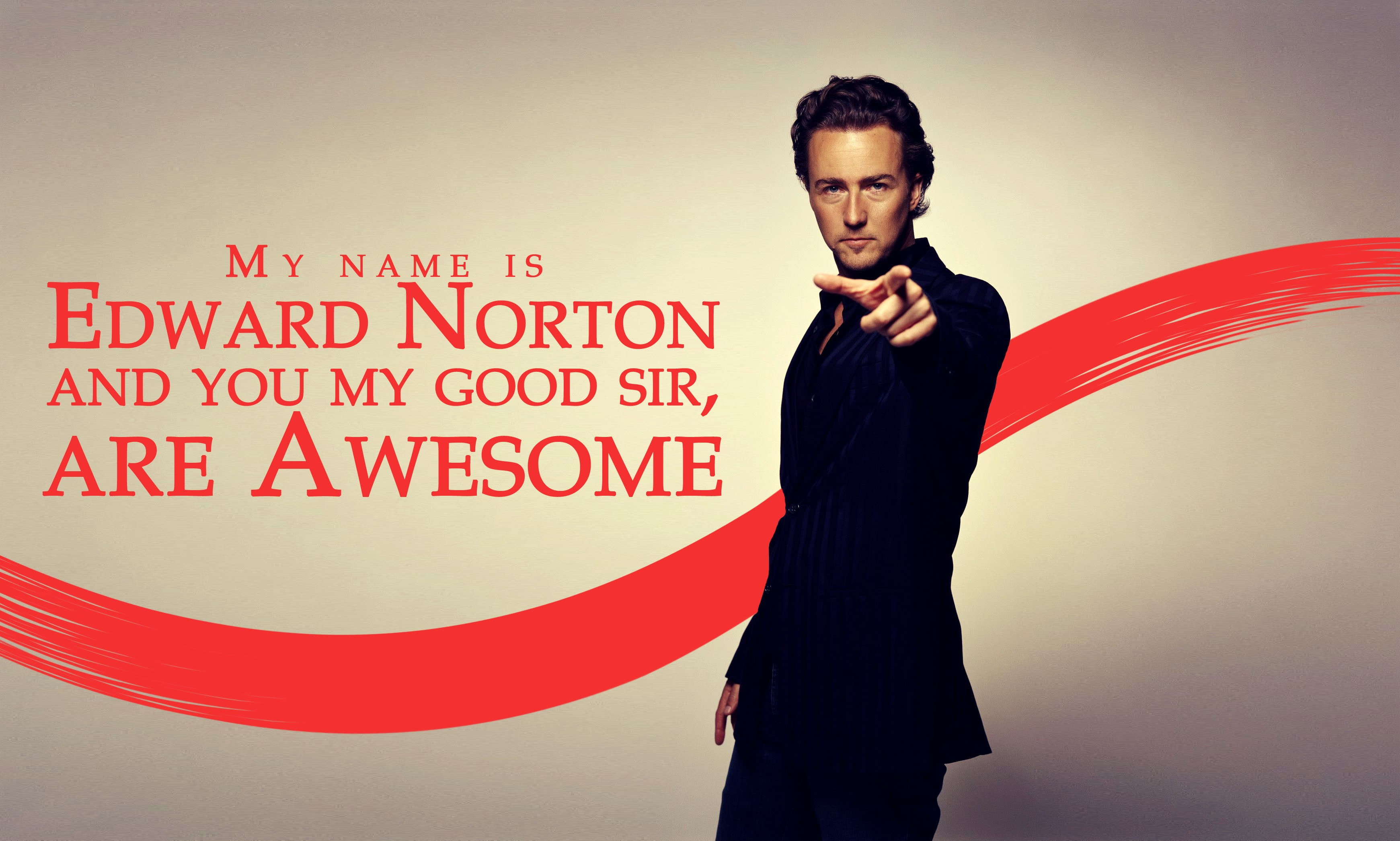 motivation, 2K, x, art, norton, hd, people, suit, men, text, actors, edward, HD Wallpaper