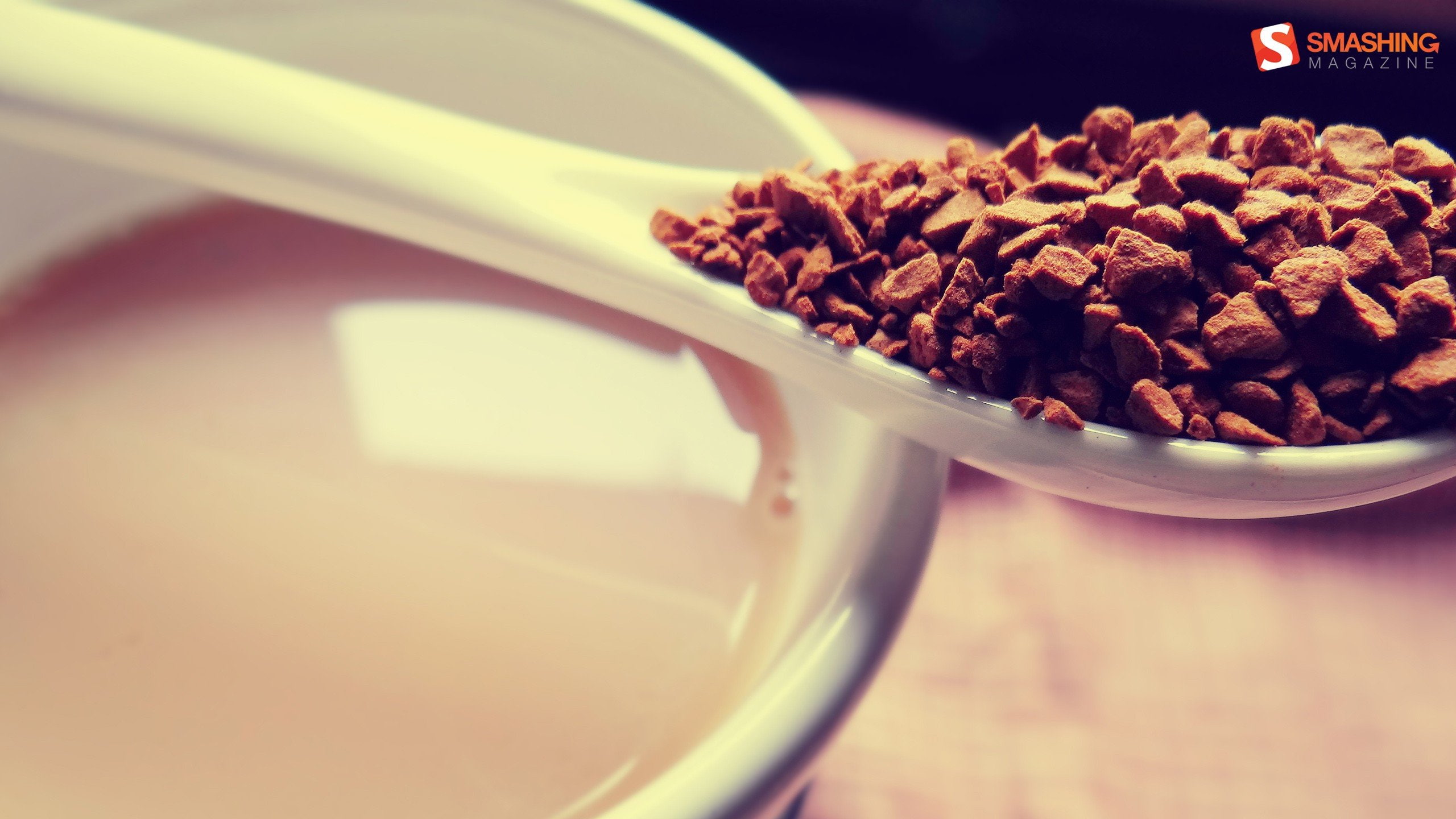 coffee, magazine, smashing, spoons, 2K, HD Wallpaper