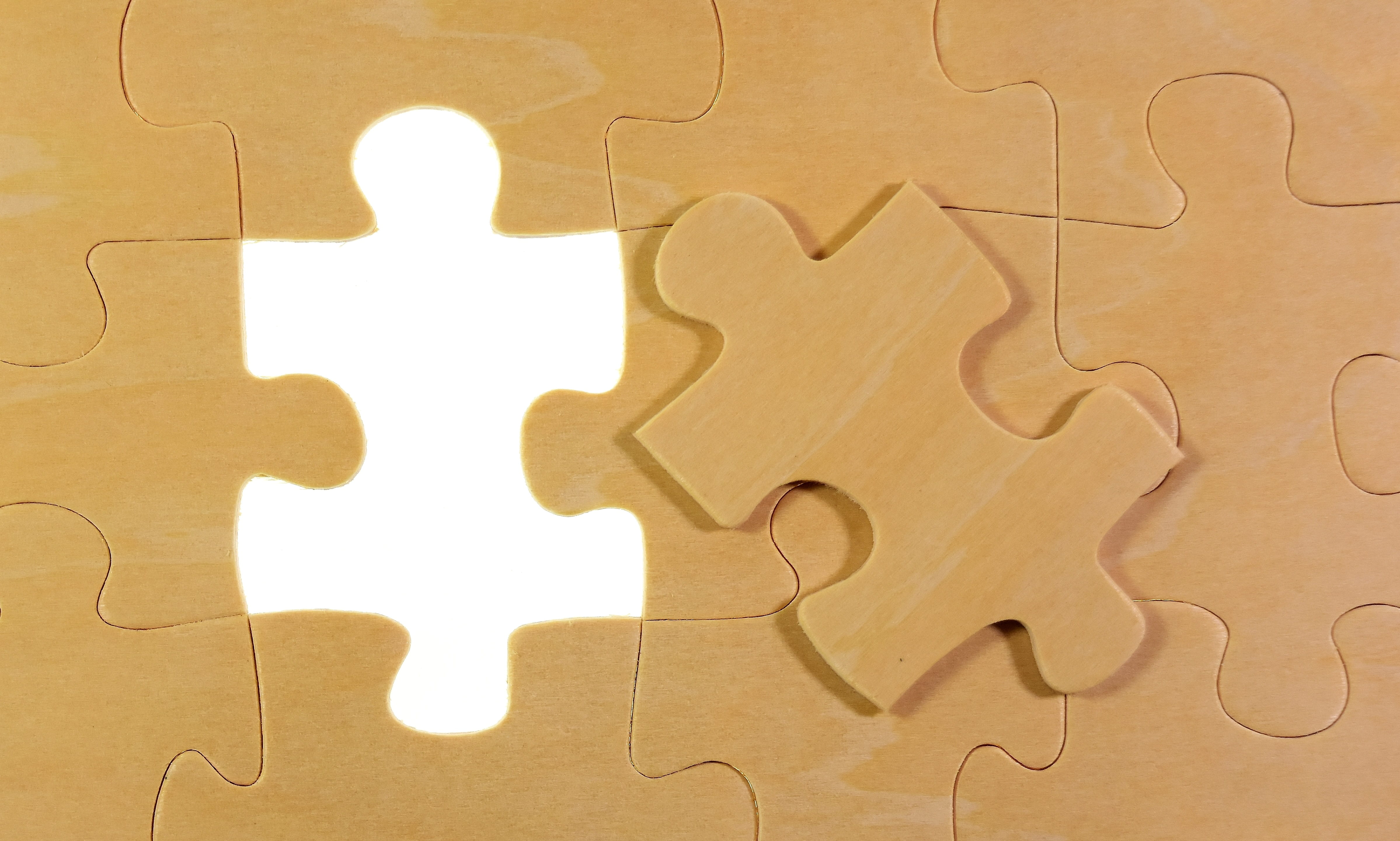 incomplete, connection, indoors, jigsaw, large group of objects, no people, piece, challenge, inserting, play, patience, copy space, success, close-up, HD Wallpaper