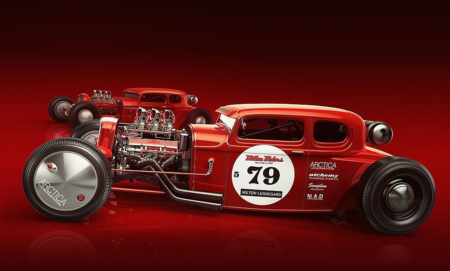 Vehicles, 720P, Milton Motors 79 Coupe Concept, HD Wallpaper