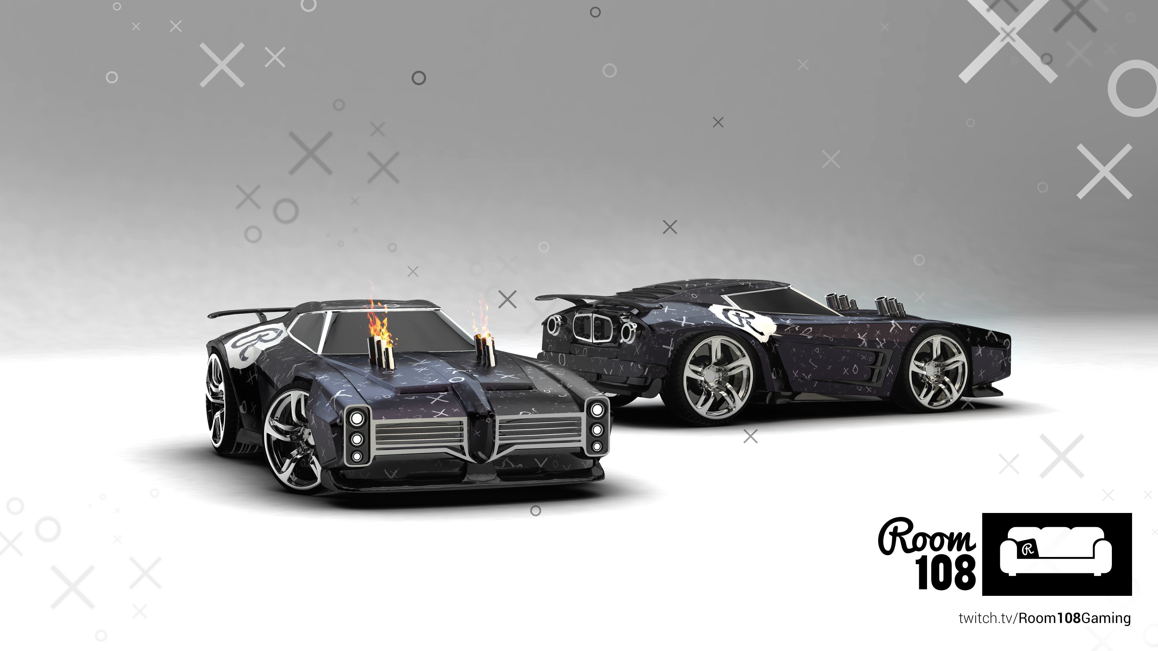 rocketleague room108 rocket league, car, black color, toy car, motor vehicle, sports car, white background, racecar, still life, indoors, no people, metal, HD Wallpaper