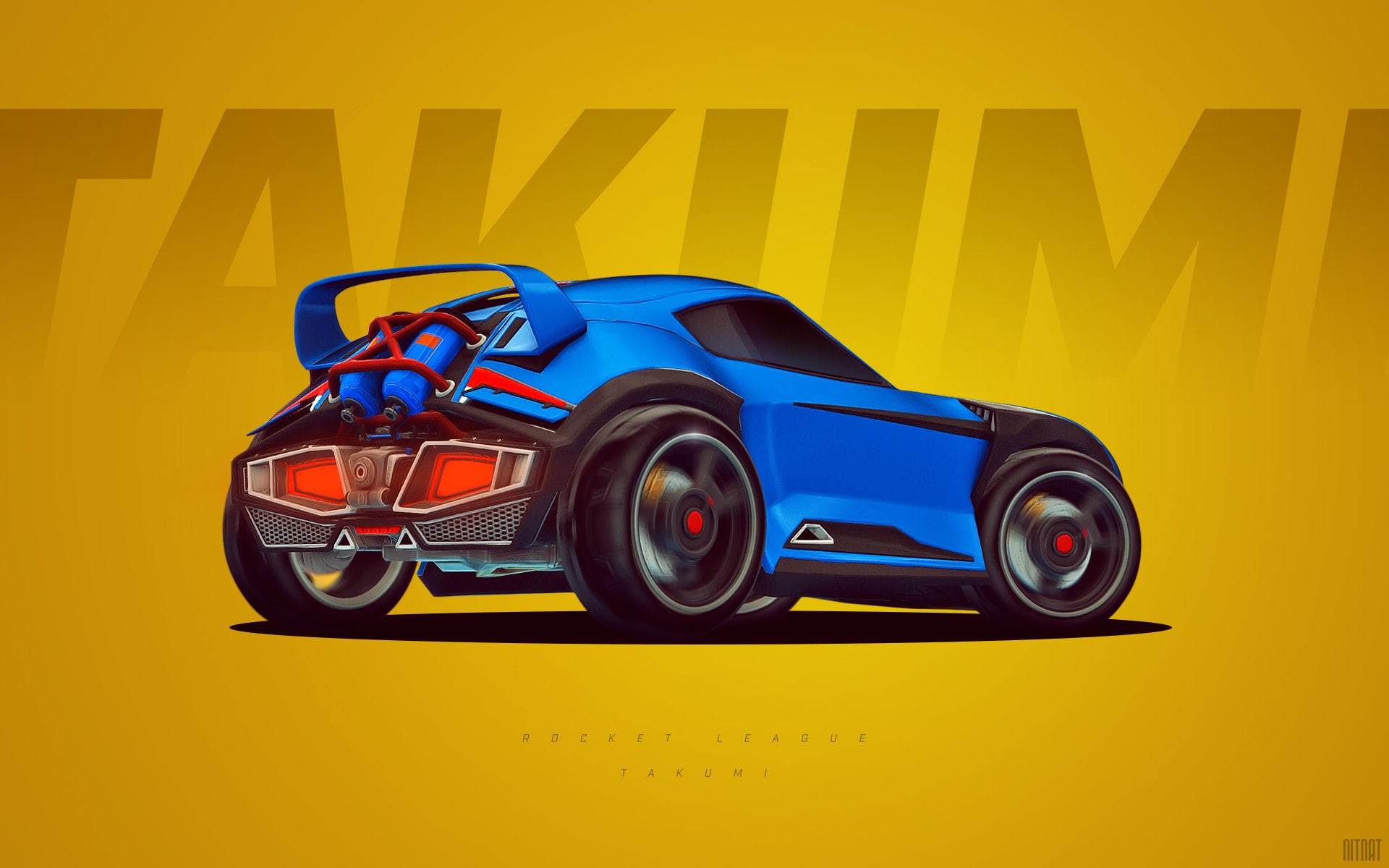 render, Rocket League, 1080P, video games, Takumi, HD Wallpaper