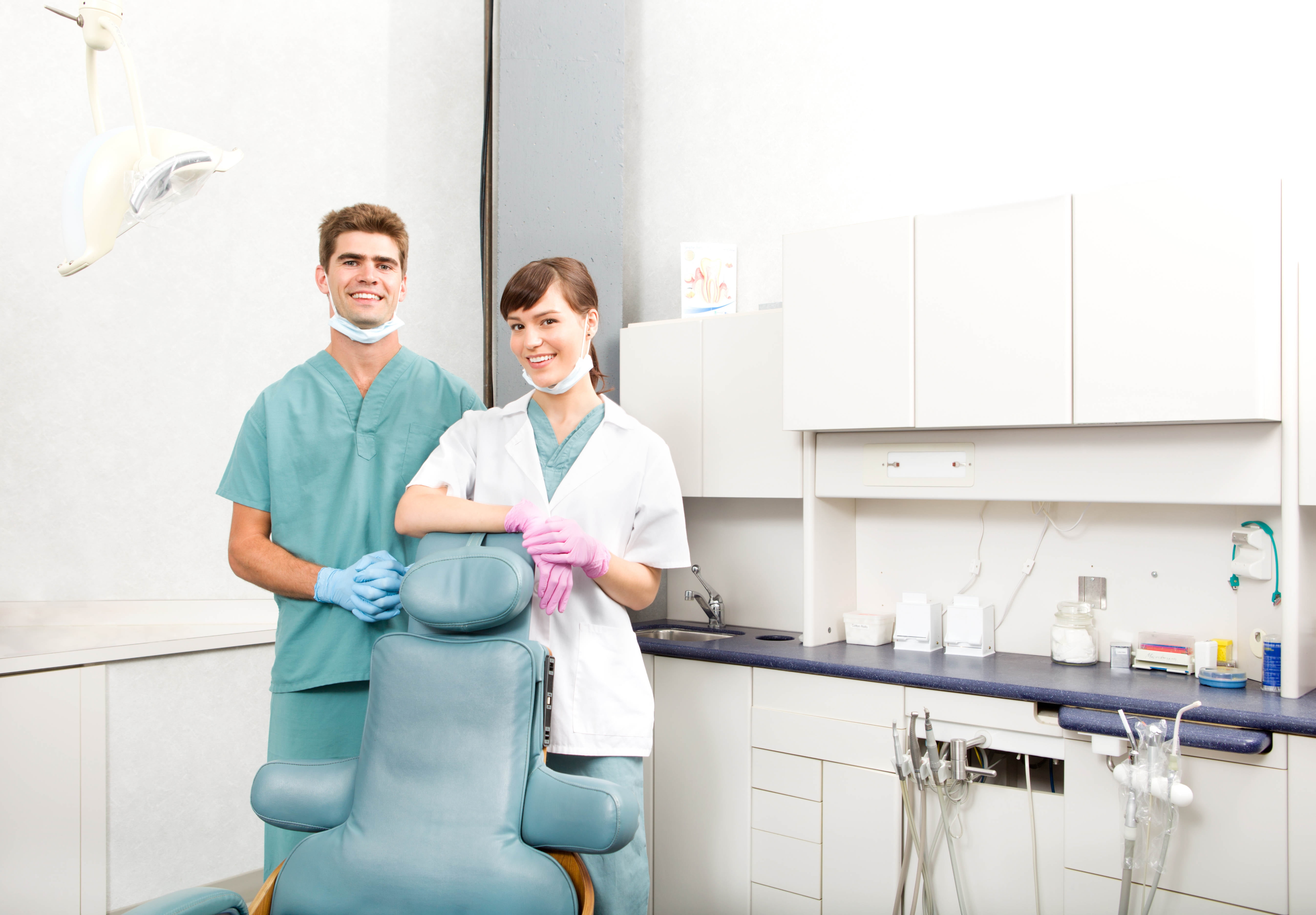 healthcare worker, care, human teeth, coworker, dentists Office, portrait, men, teamwork, uniform, looking At Camera, 5K, clinic, dentist, young Women, HD Wallpaper