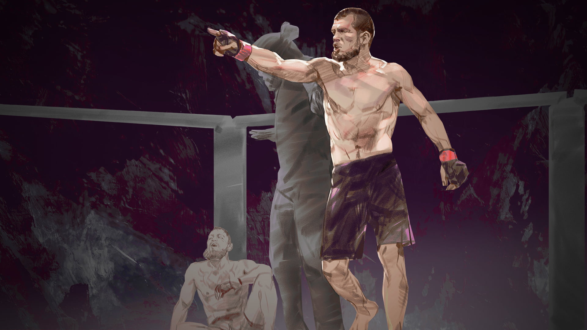 1080P, Sports, Khabib Nurmagomedov, Conor McGregor, UFC, HD Wallpaper