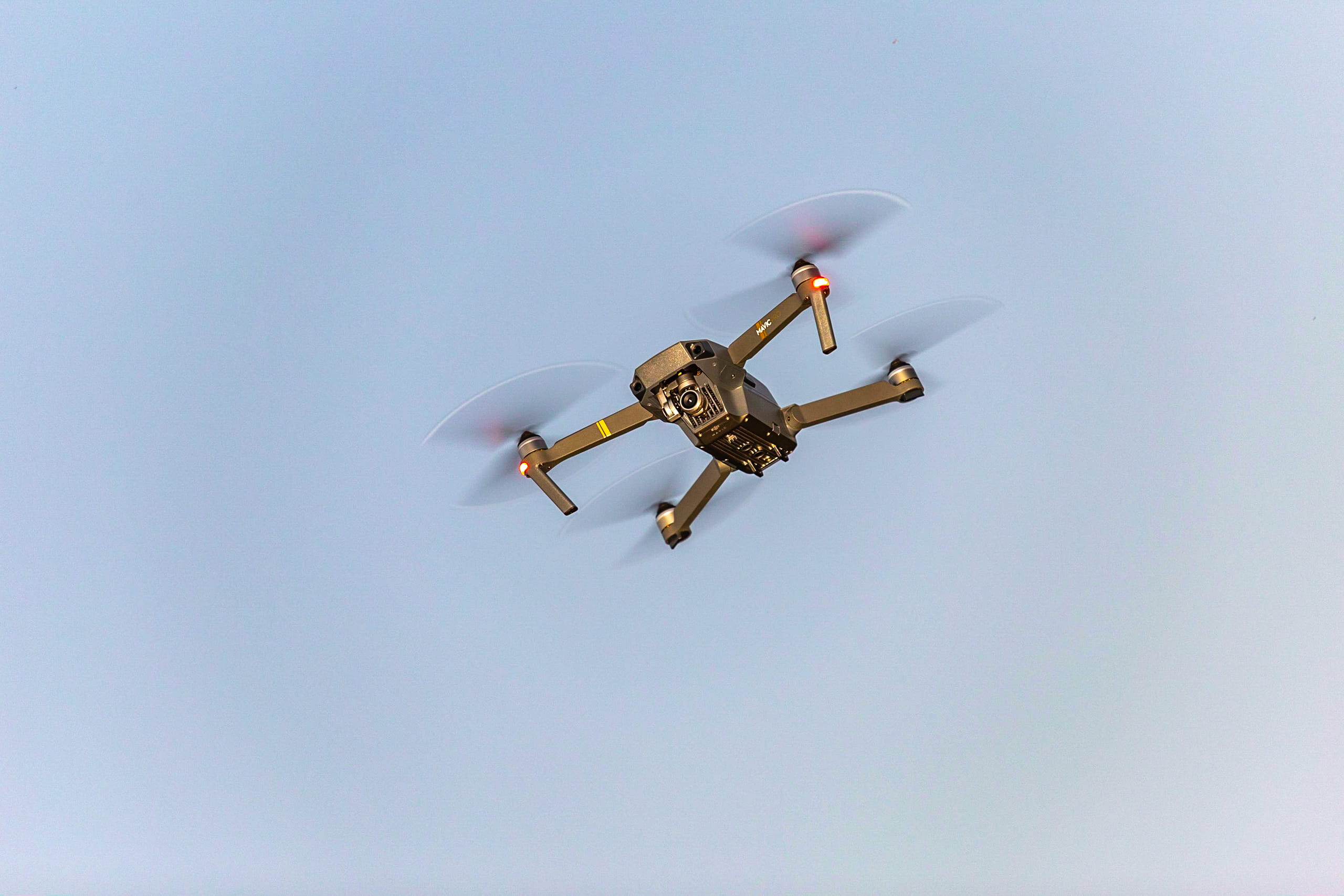 single object, blue, no people, camera, surveillance, 2K, copy space, nature, dji, flying, mid-air, military, airplane, day, aerospace industry, air vehicle, HD Wallpaper