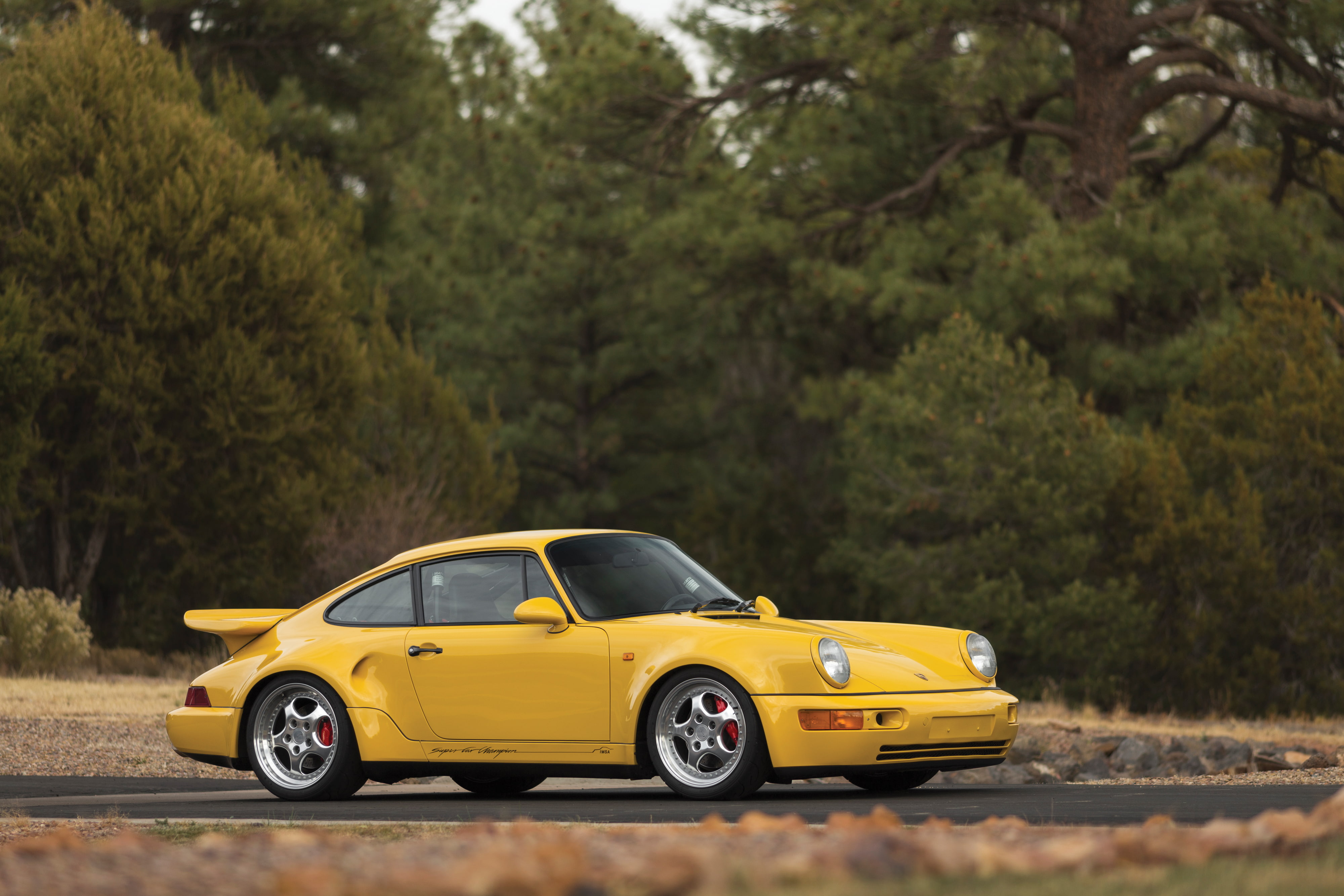 nature, day, 911, motion, porsche, motor vehicle, on the move, 1992, transportation, no people, leichtbau, yellow, toy car, road, travel, yellow taxi, outdoors, HD Wallpaper