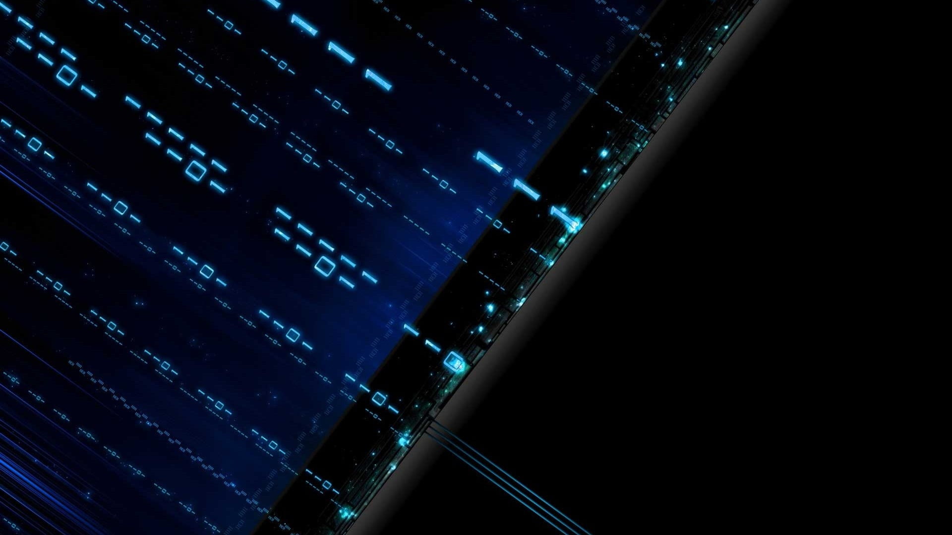 black, nature, copy space, pattern, high angle view, binary, wires, no people, chips, architecture, indoors, arts culture and entertainment, blue, untitled, HD Wallpaper