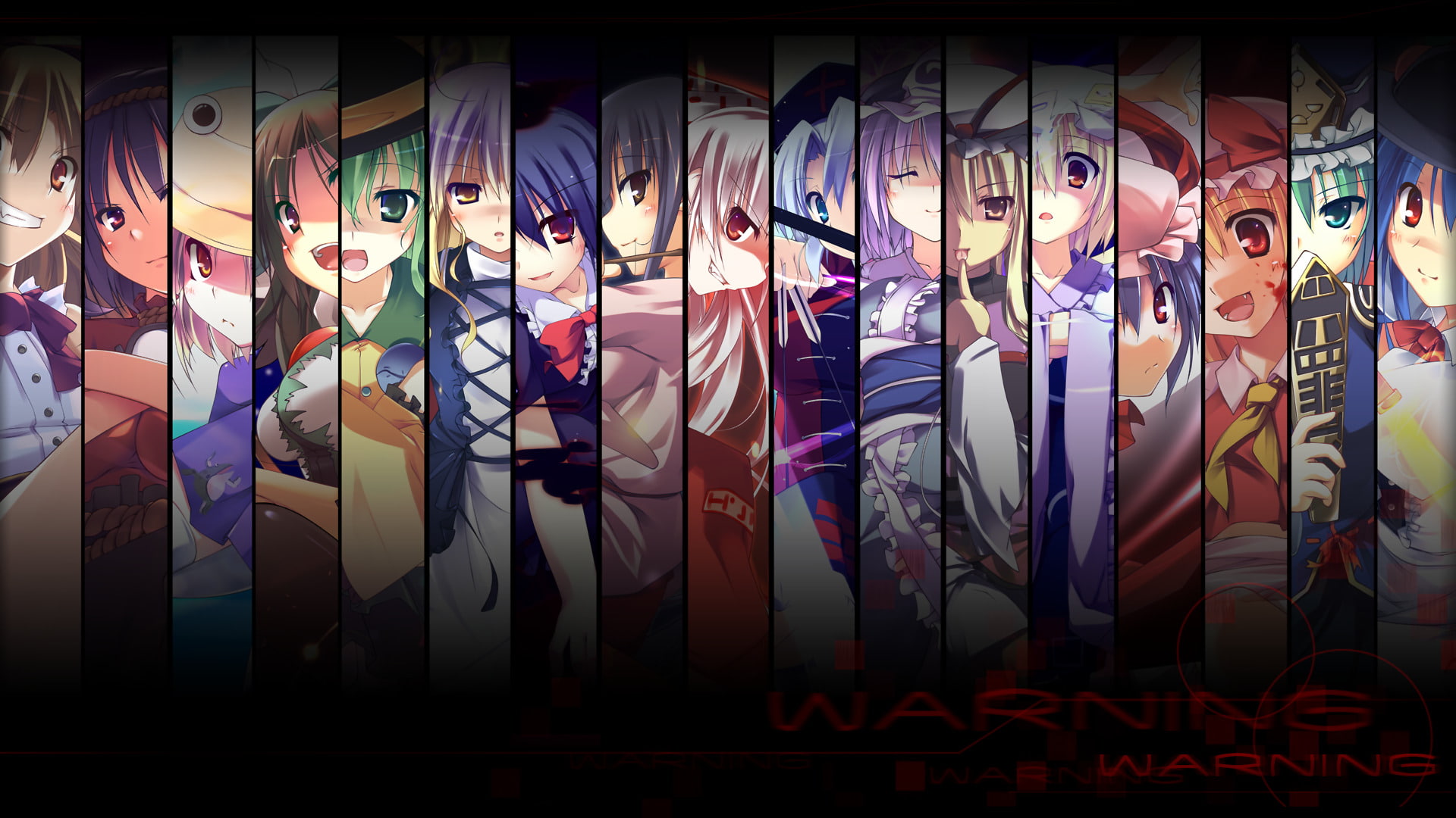 Eiki Shiki, Yukari Yakumo, Eirin Yagokoro, Kaguya Houraisan, 1080P, Nue Houjuu, Suwako Moriya, Tenshi Hinanawi, Koishi Komeiji, Fujiwara no Mokou, Remilia Scarlet, HD Wallpaper