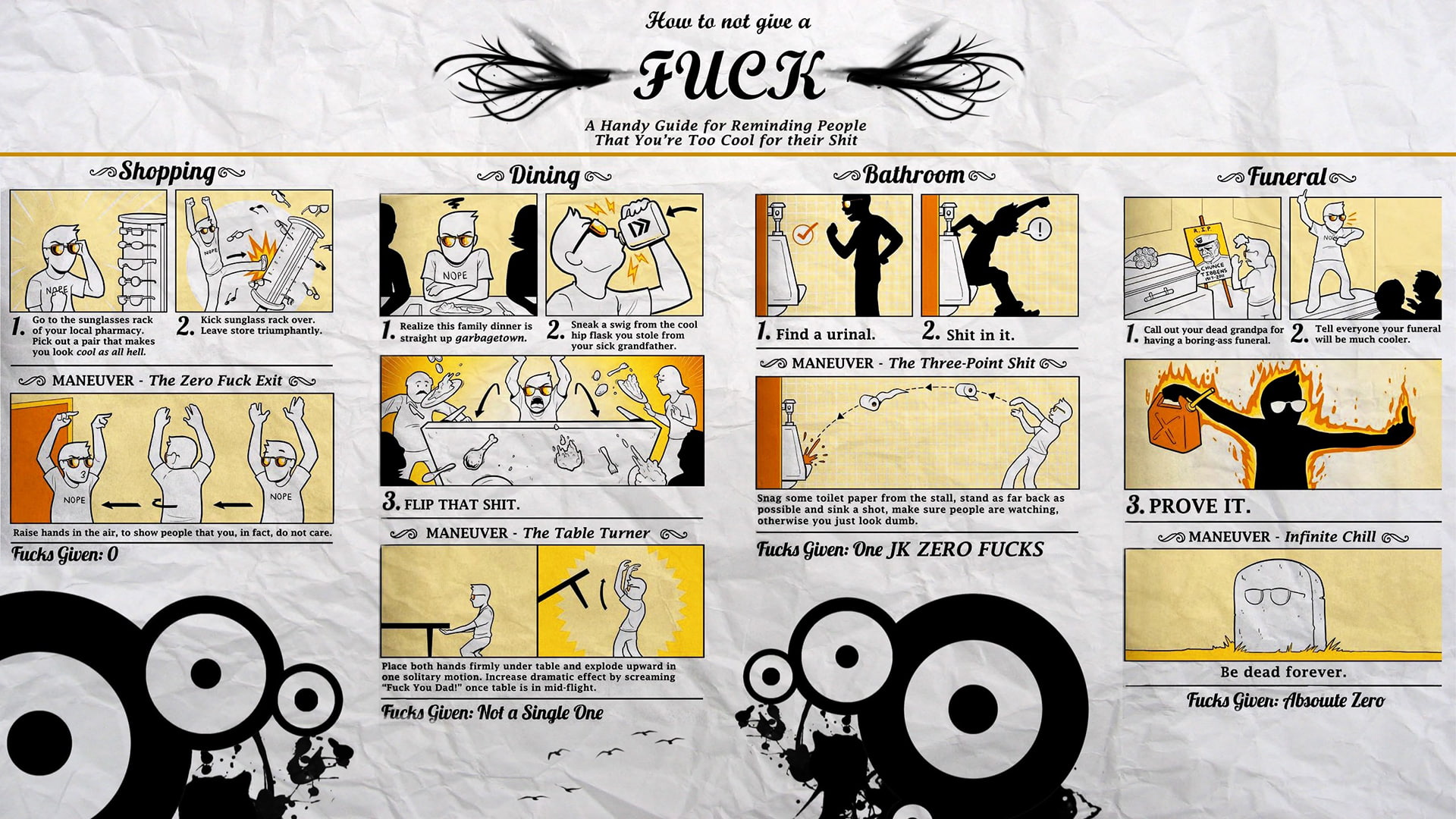 1080P, humor, funny, dgaf, comics, sadic, swearing, paper, cool, HD Wallpaper