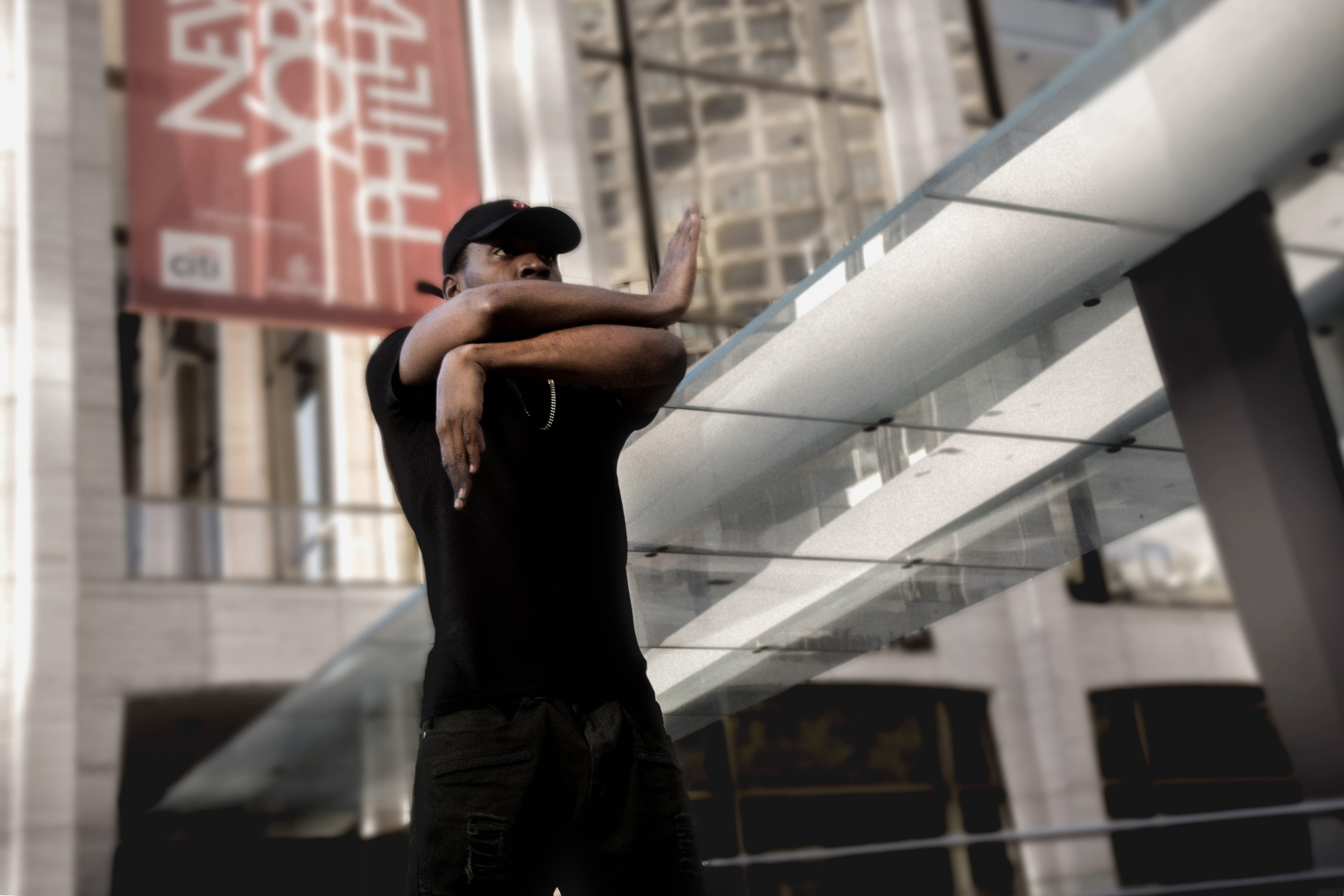 buildings, building exterior, wearing, architecture, dance move, lifestyles, daytime, adult, near, one person, building, human arm, young men, arms raised, HD Wallpaper