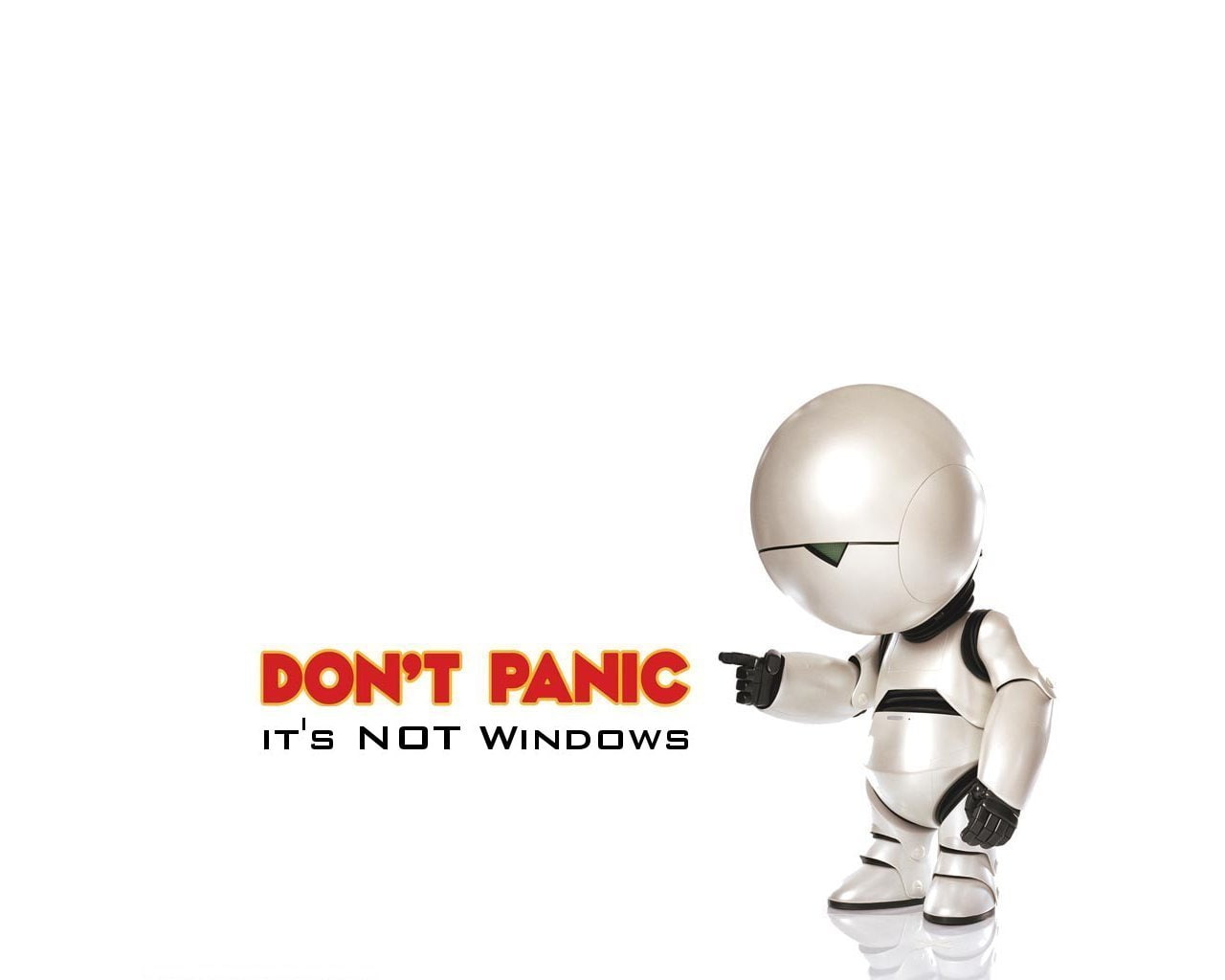 art, hd, x, linux, Galaxies, 720P, dont, panic, space, ubuntu, Robot, guide, galaxy, hitchhikers, HD Wallpaper