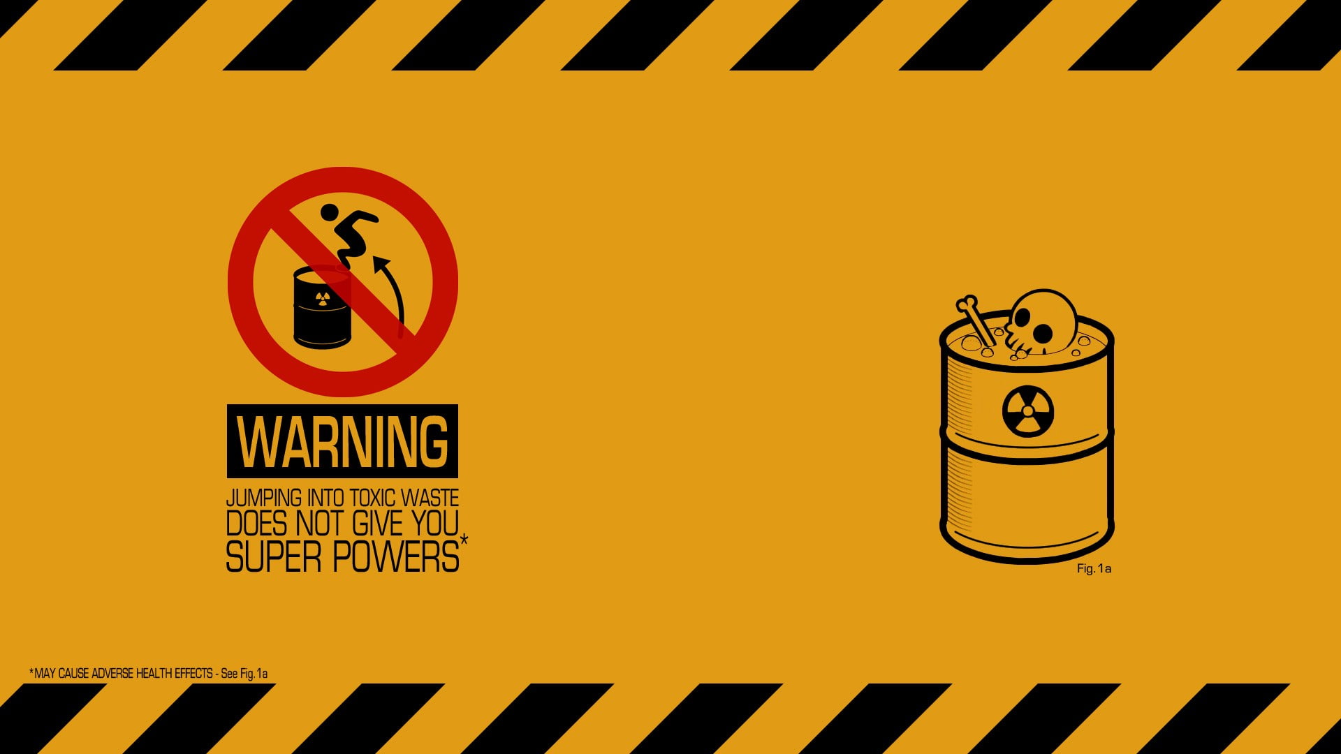 text, directional sign, 1080P, mode of transportation, sign, yellow, communication, warning signs radioactive skull bones yellow simple minimalism, transportation, HD Wallpaper