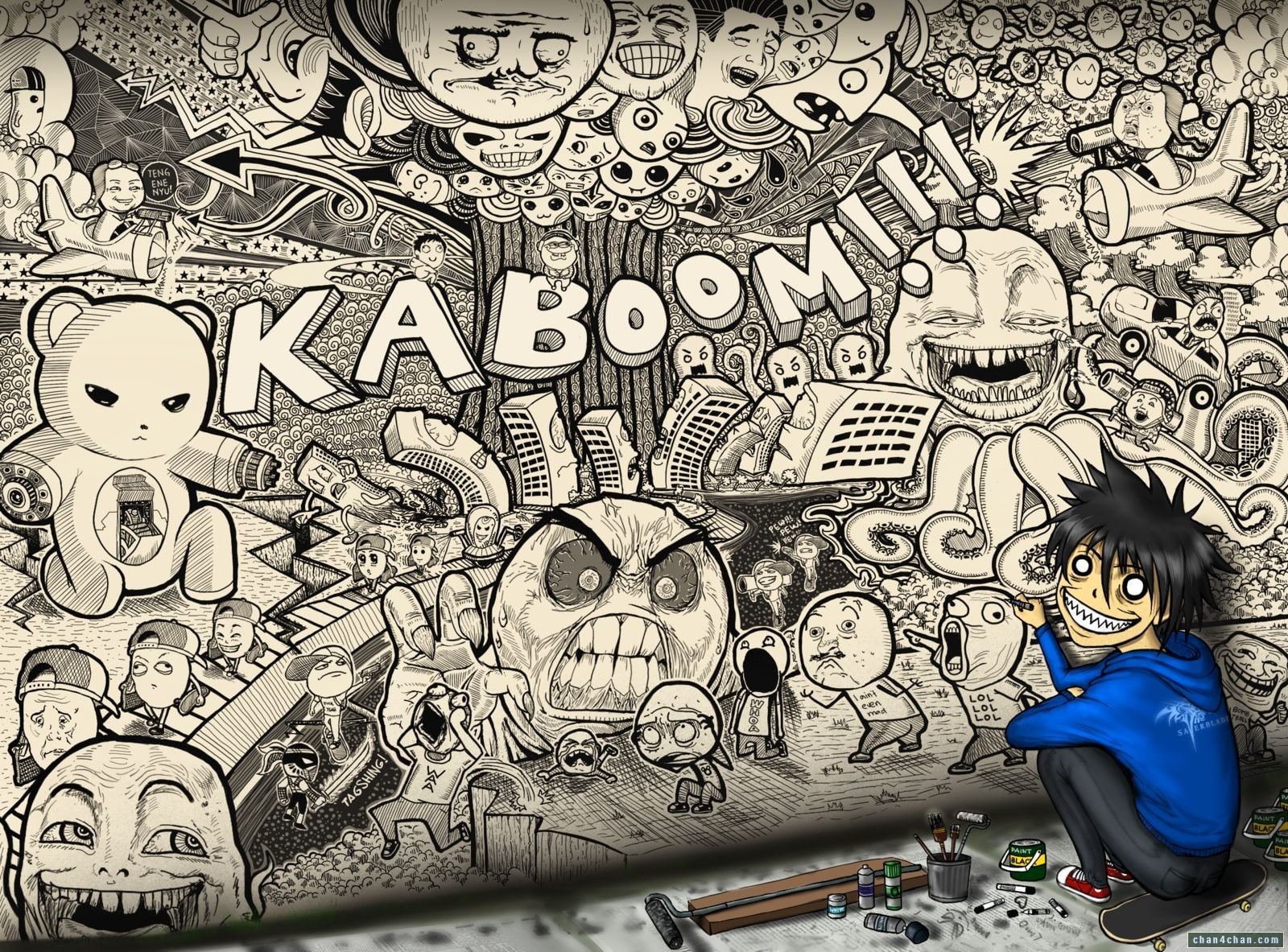 funny, hd, 720P, meme, entertainment, art, drawings, x, HD Wallpaper