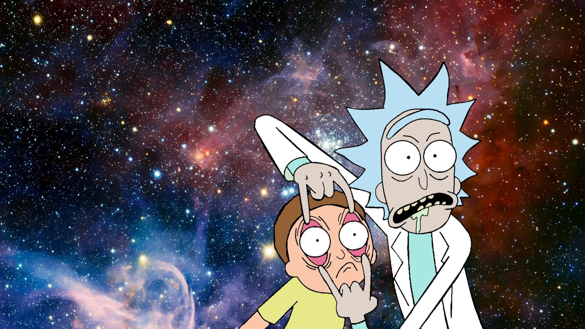 Rick And Morty, Fan Art, 1080P, humor, HD Wallpaper