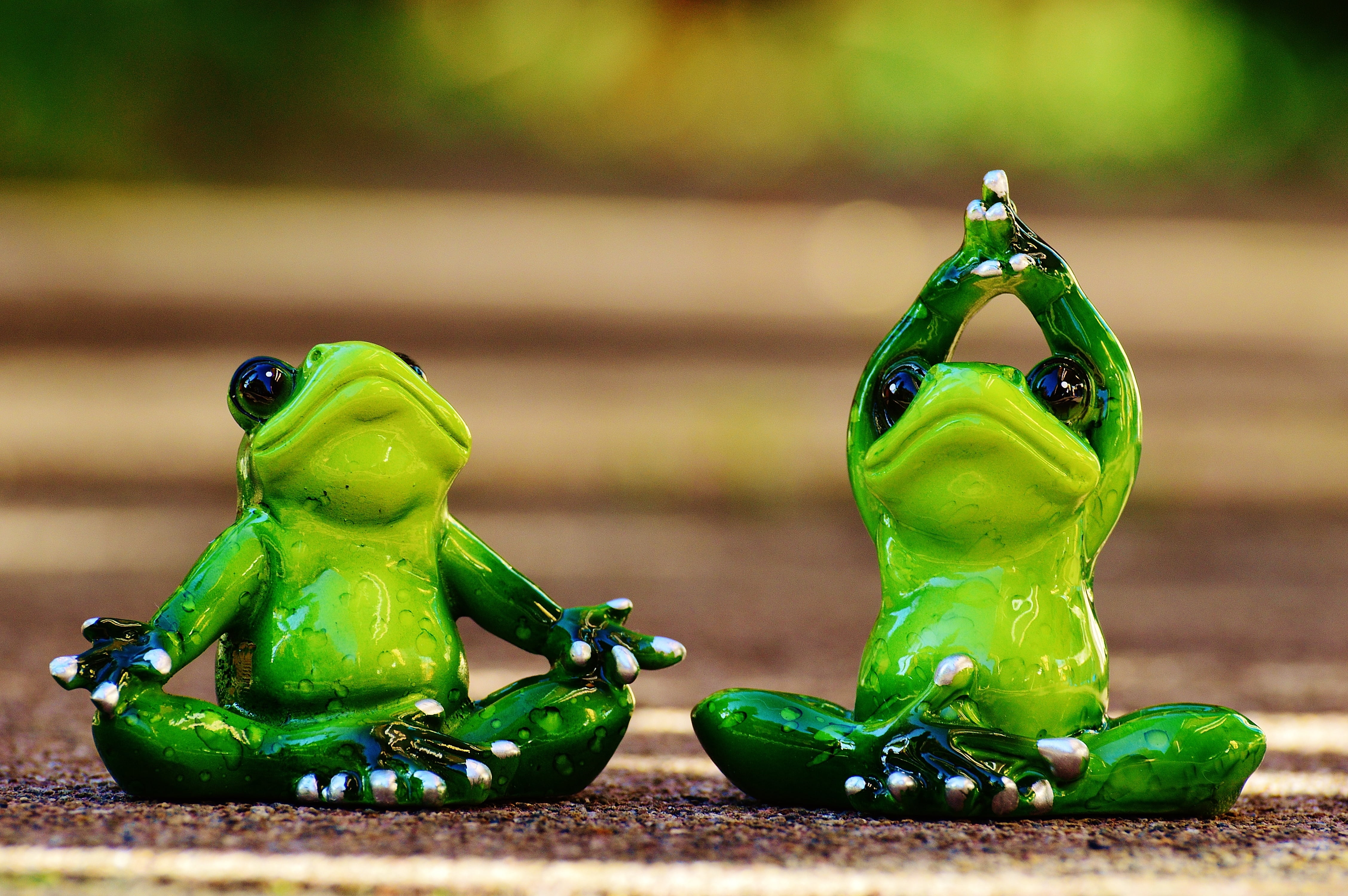 green Color, toy, lens, green, yoga, animal representation, animal themes, shift, food, gymnastics, art and craft, figure, cute, figurine, indoors, representation, HD Wallpaper