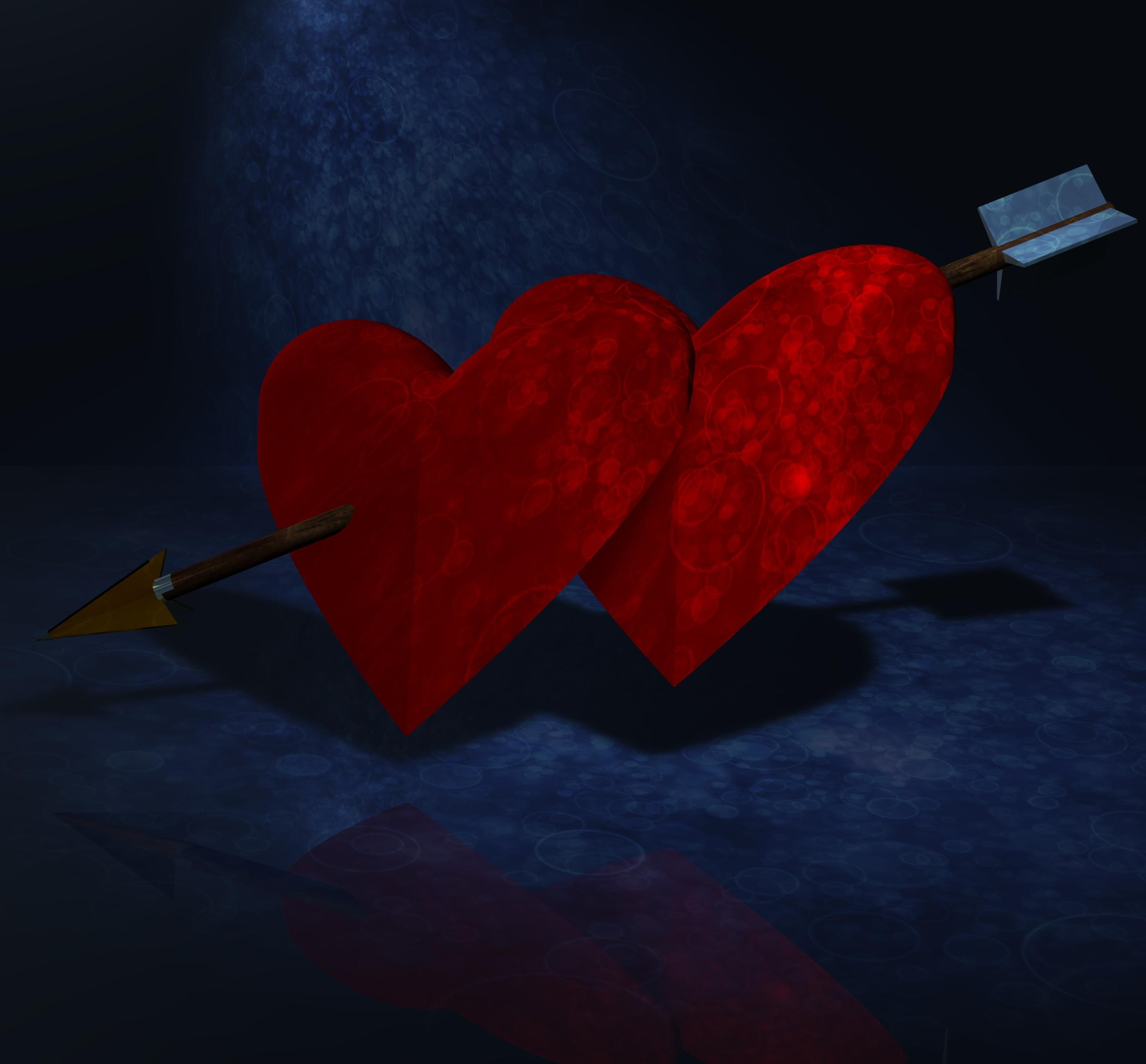 relationship, feeling, symbol, arrow, combines, for two, positive emotion, valentines day, romantic, studio shot, two, red, food and drink, romance, connection, HD Wallpaper