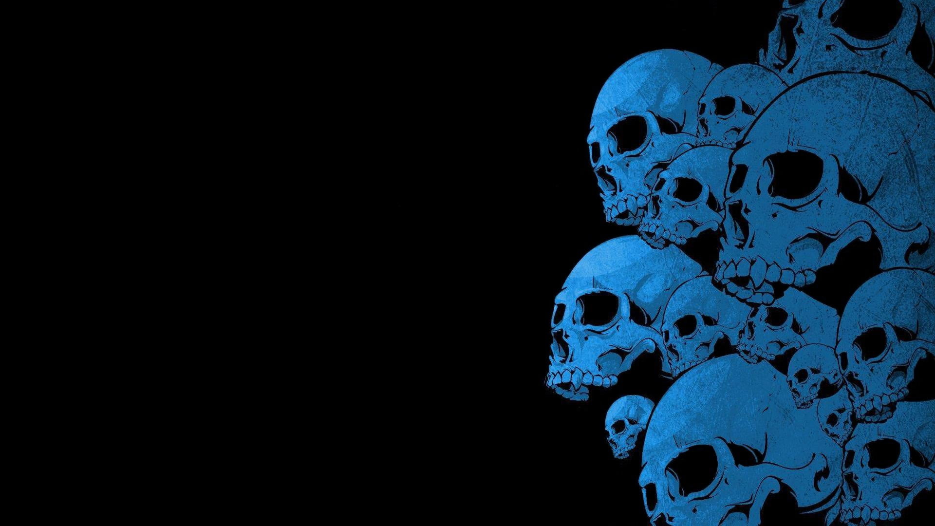 spirituality, indoors, cyan, 1080P, nature, studio shot, copy space, blue, black background, close-up, architecture, still life, pattern, human skeleton, HD Wallpaper
