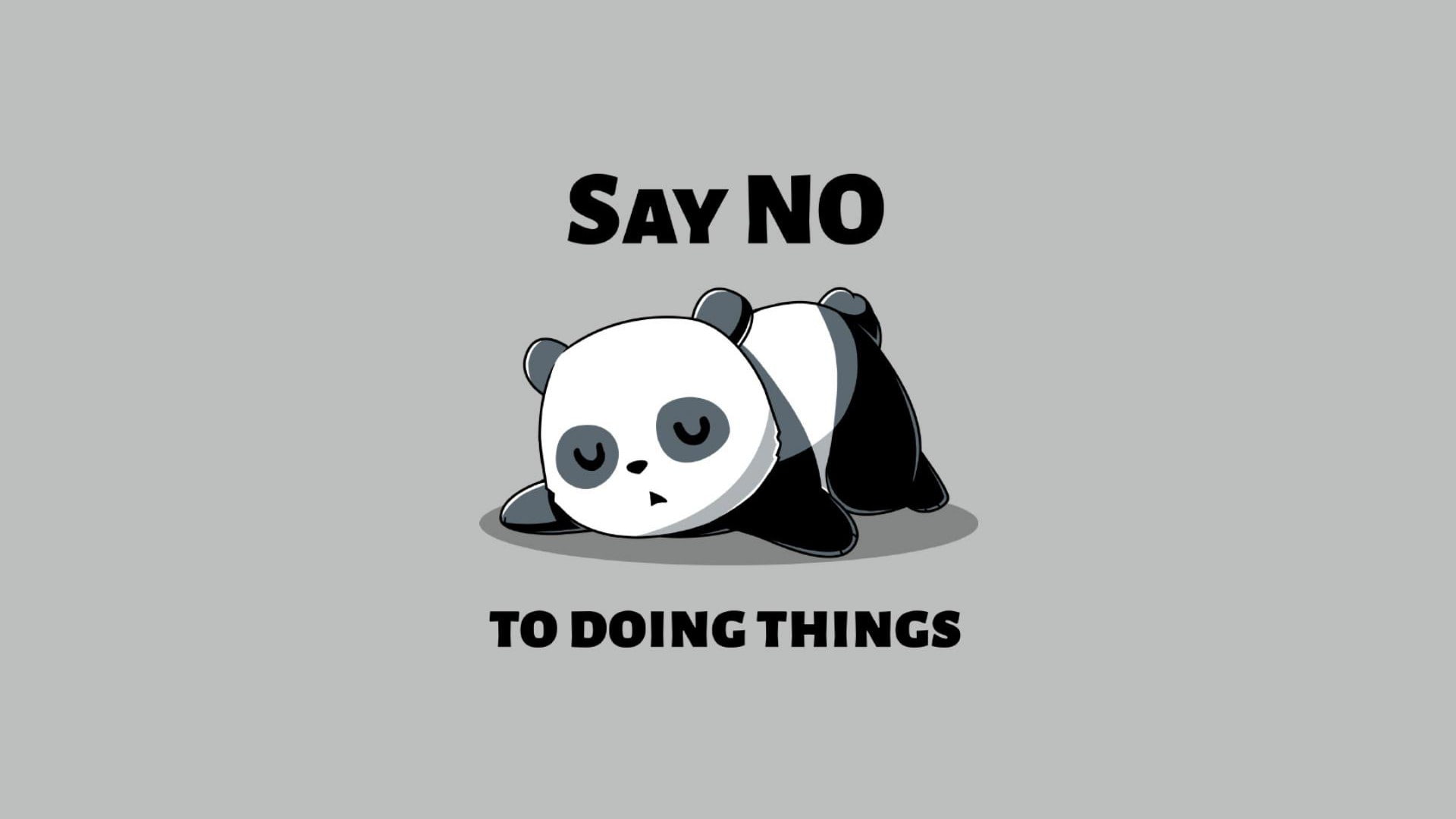 humor, Panda, TeeTurtle, Simple, Simple Background, 1080P, HD Wallpaper