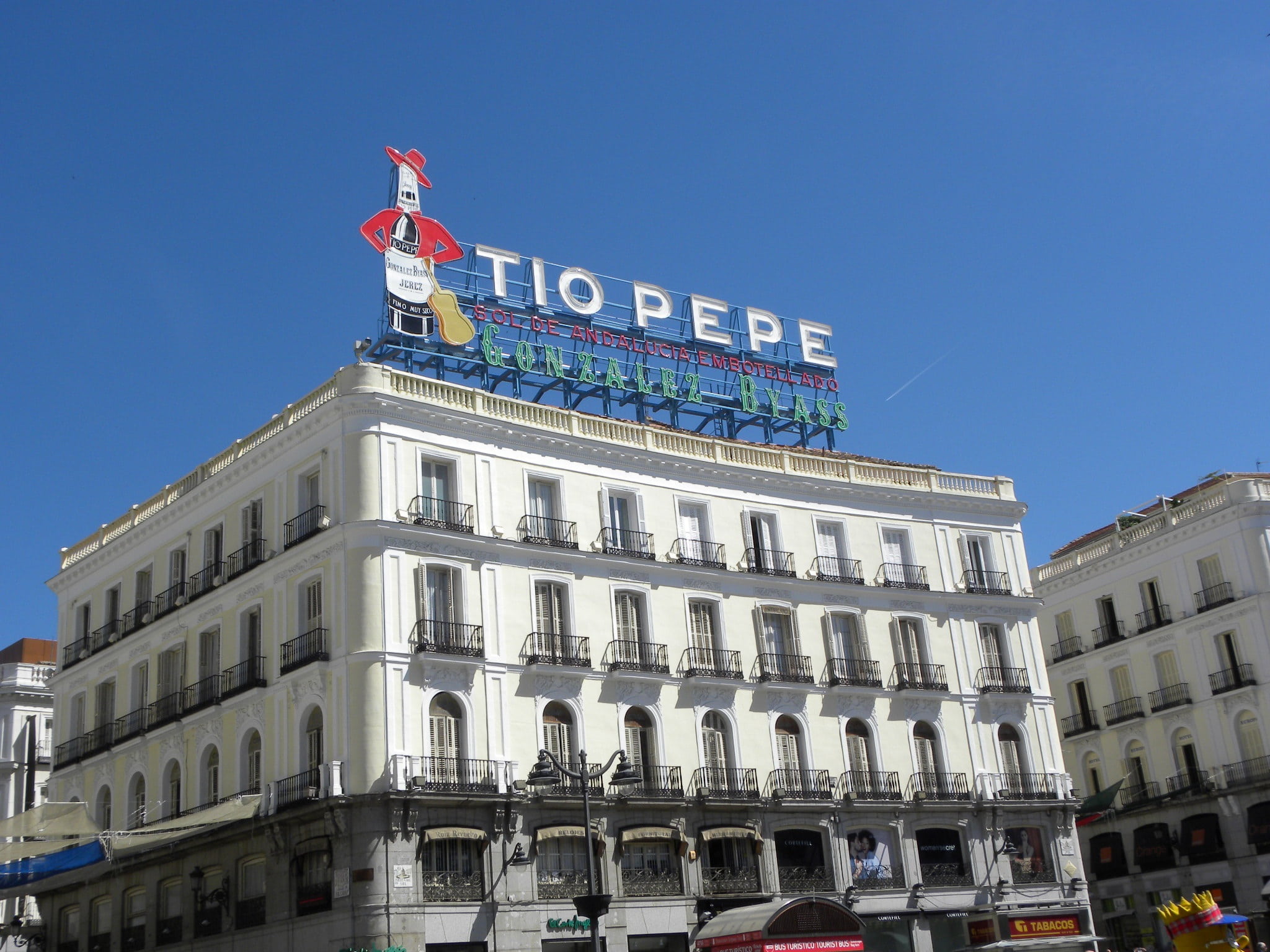 nature, building, no people, clear sky, city, blue, travel destinations, national icon, madrid center, arch, day, low angle view, building exterior, the past, HD Wallpaper