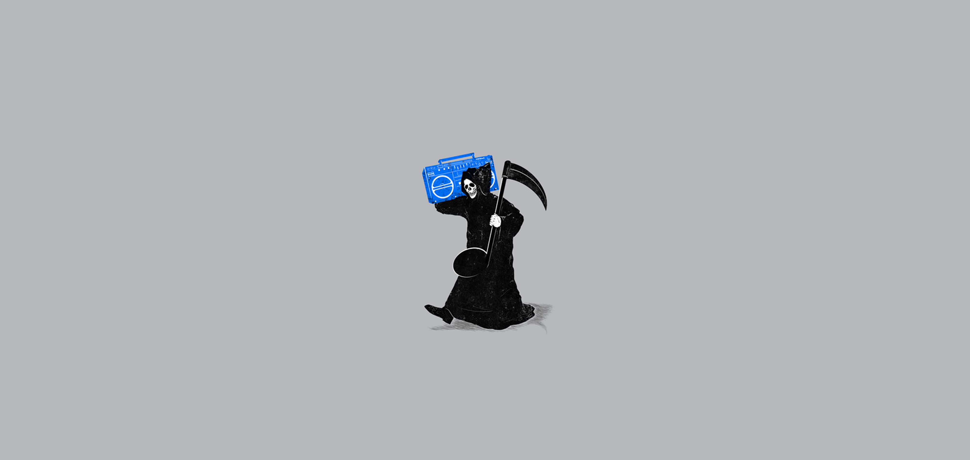 studio shot, technology, listening, tape, still life, cut out, 4K, design, death, reaper, grim, close-up, white background, no people, boombox, HD Wallpaper