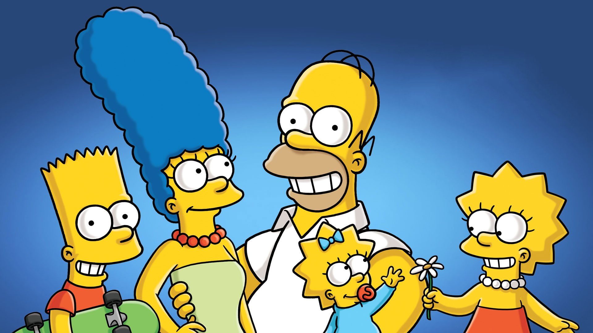 Maggie Simpson, Marge Simpson, The Simpsons, 1080P, Homer Simpson, Lisa Simpson, Bart Simpson, HD Wallpaper