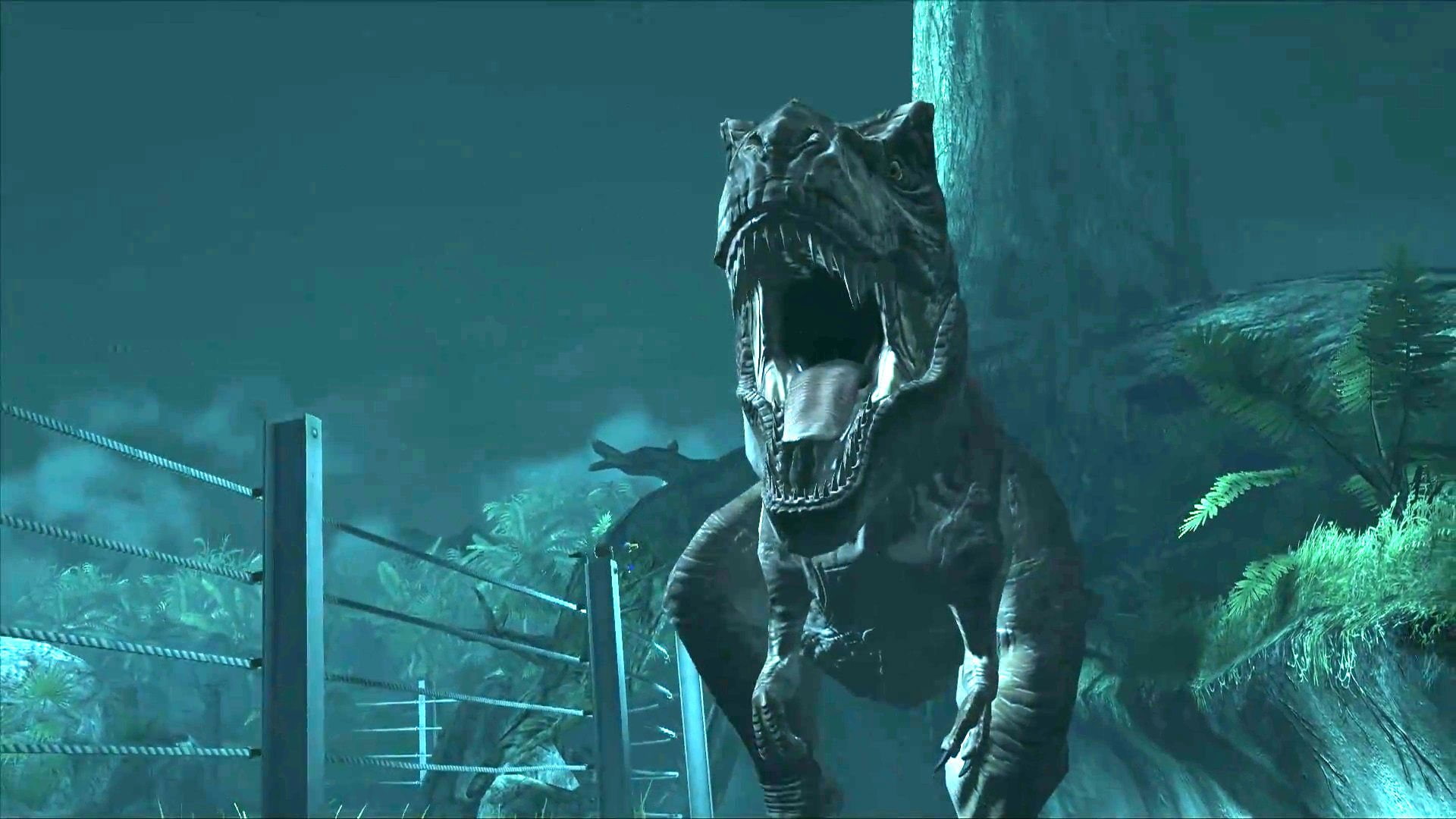 film, movie, park, dinosaur, adventure, fantasy, 1080P, jurassic, rain, sci fi, HD Wallpaper