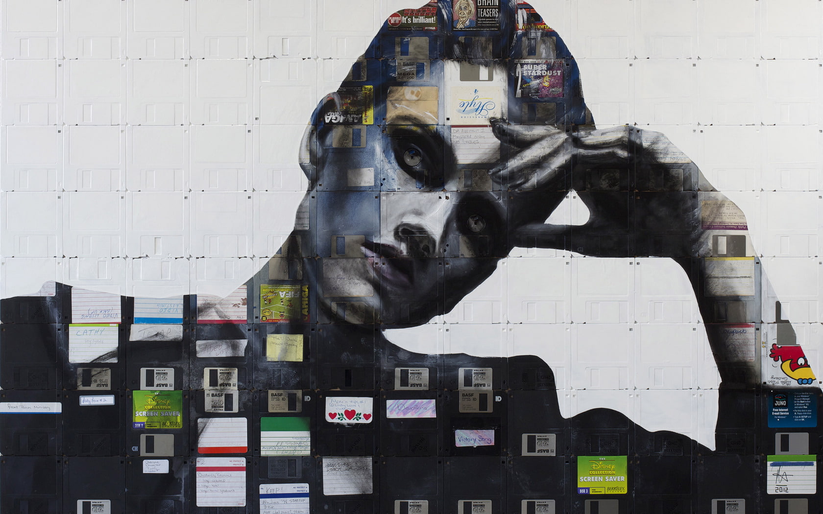 floppy, 720P, abstract, hd, digital/artwork, disk, HD Wallpaper