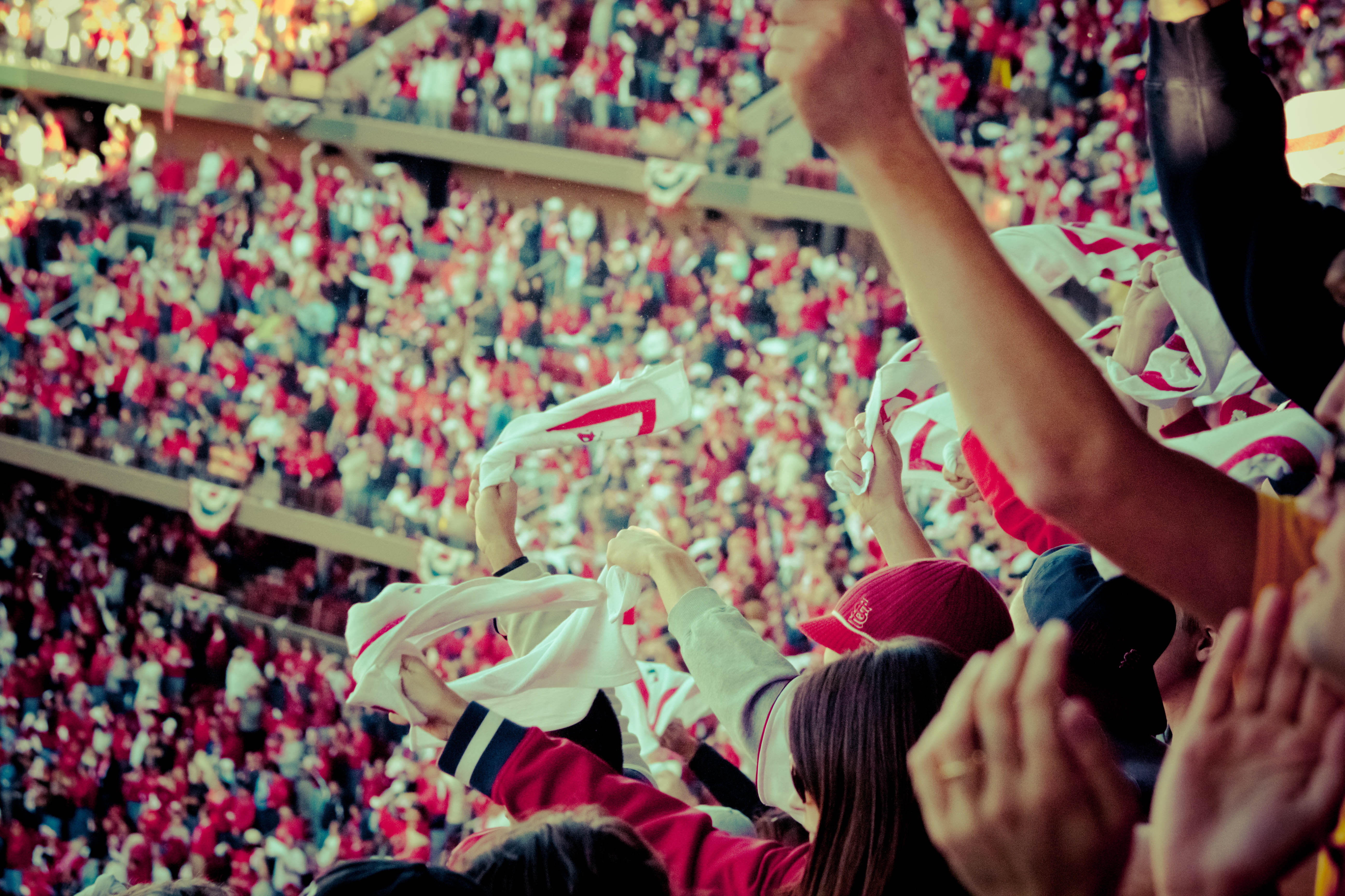 happiness, st louis cardinal, traditional Festival, thailand, people, crowd, jersey, faded, sitting, audience, fun, multi Colored, stadium, group Of People, HD Wallpaper