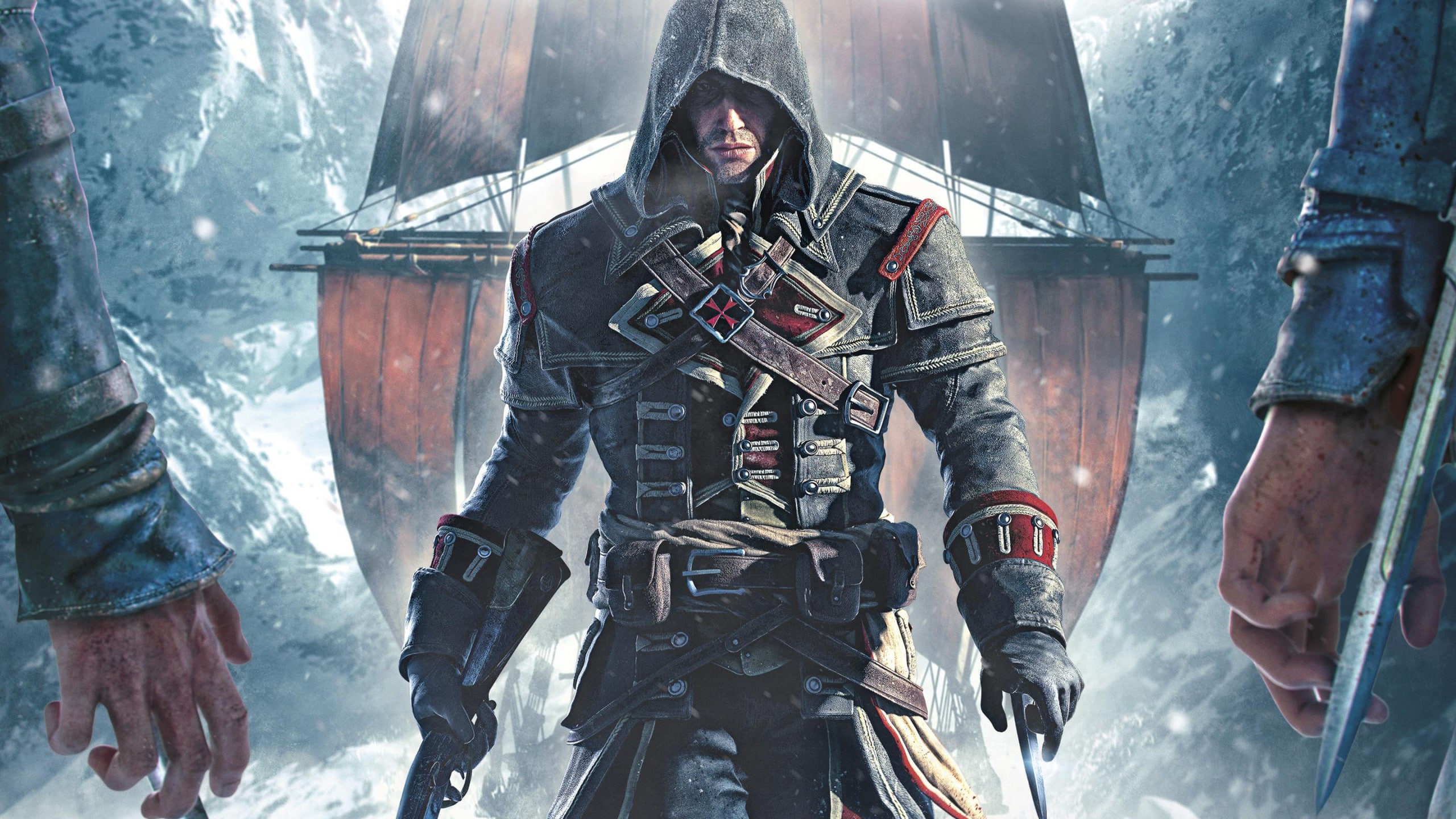  creed, game, s, 2K, assassin, Assassins Creed Rogue, ship, Shay Patrick Cormac, stealth action game, HD Wallpaper