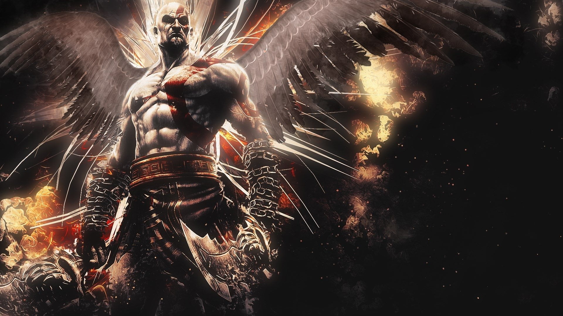 motion, men, event, smoke - physical structure, sparks, arts culture and entertainment, sparkler, God Of War: Ghost Of Sparta, 1080P, people, lifestyles, HD Wallpaper