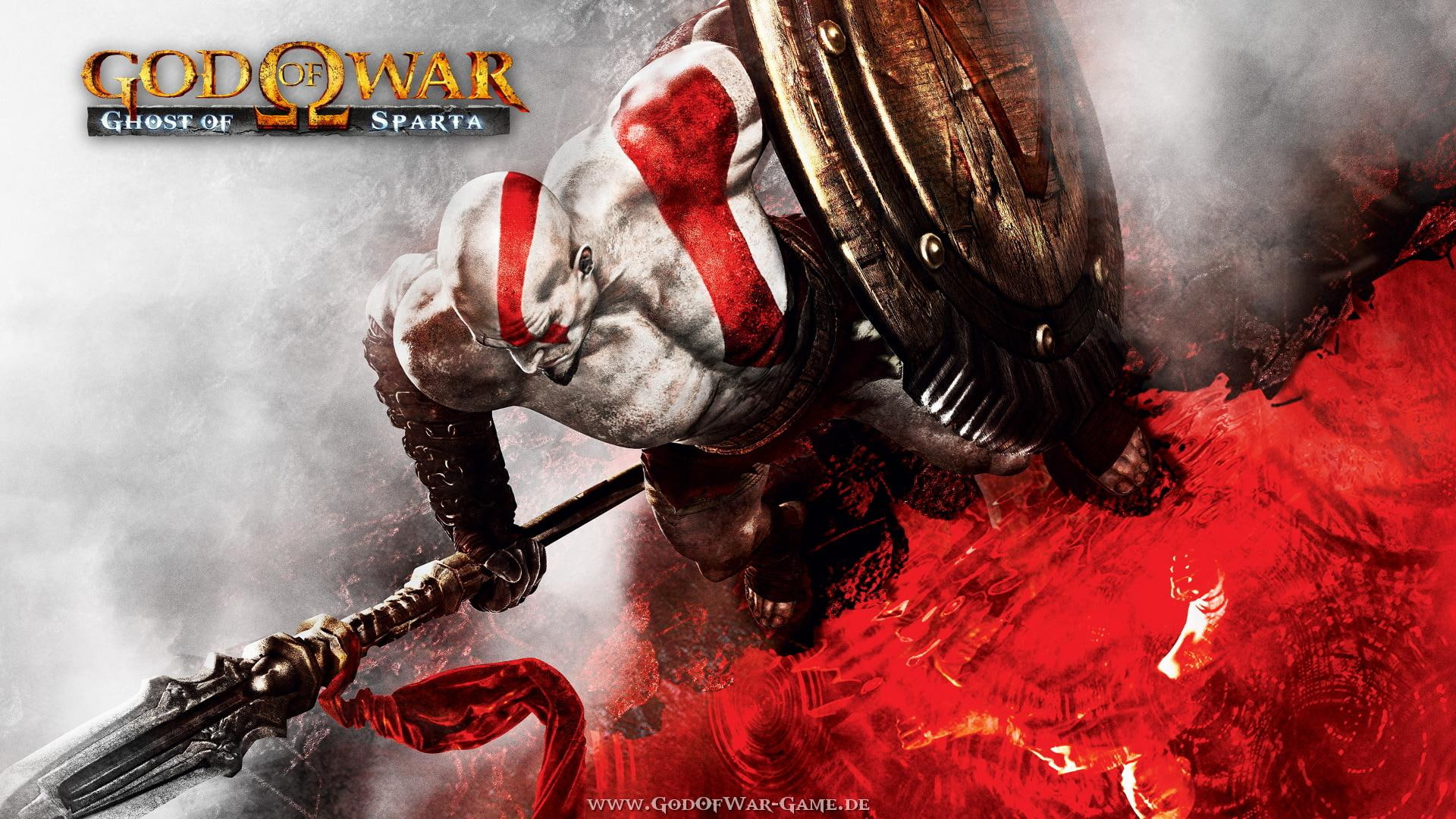 ghost, 1080P, sparta, god, games, war, HD Wallpaper