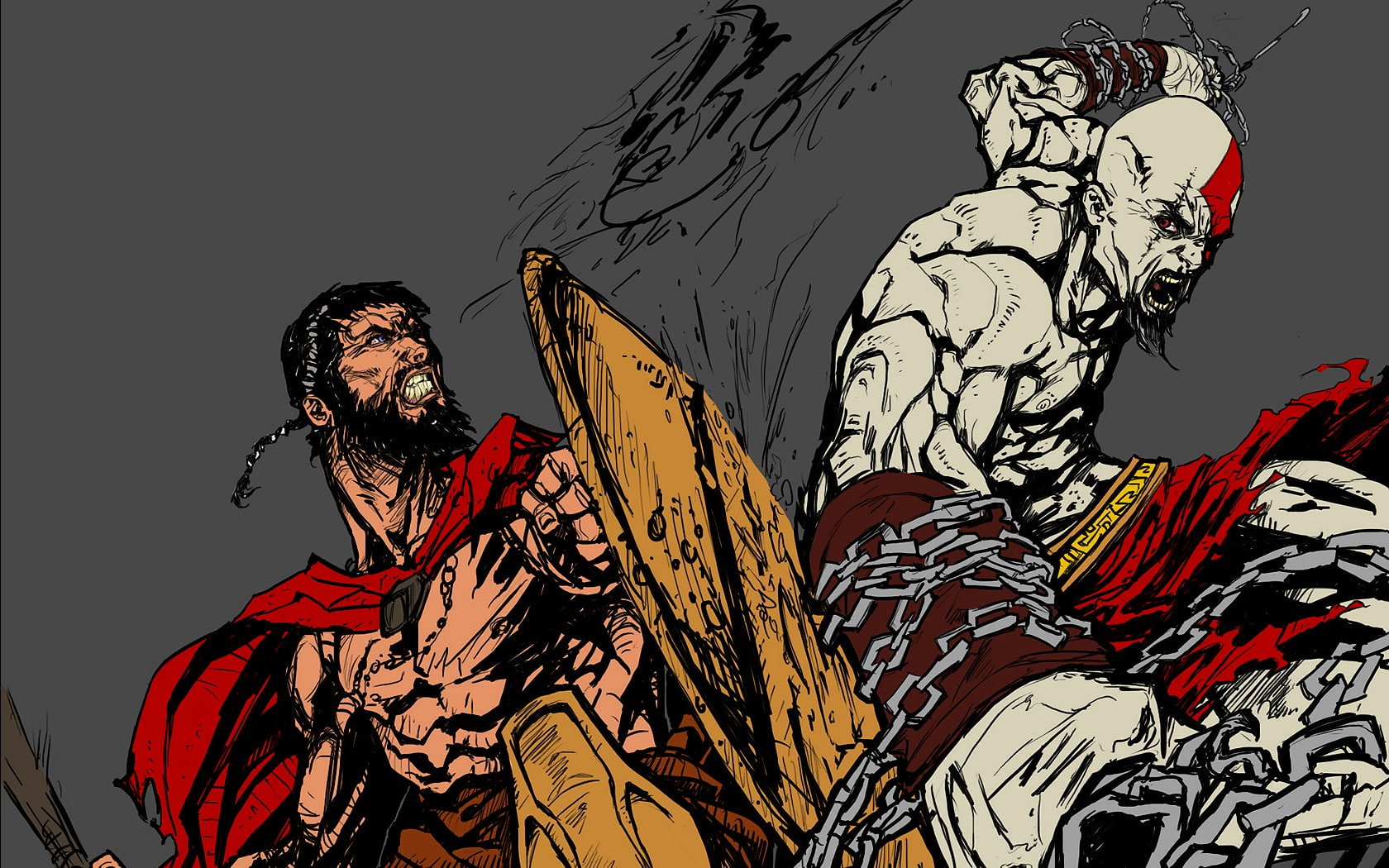 adventure, godwar, sparta, 720P, fantasy, fighting, war, 300, movie, god, warrior, action, leonidas, HD Wallpaper
