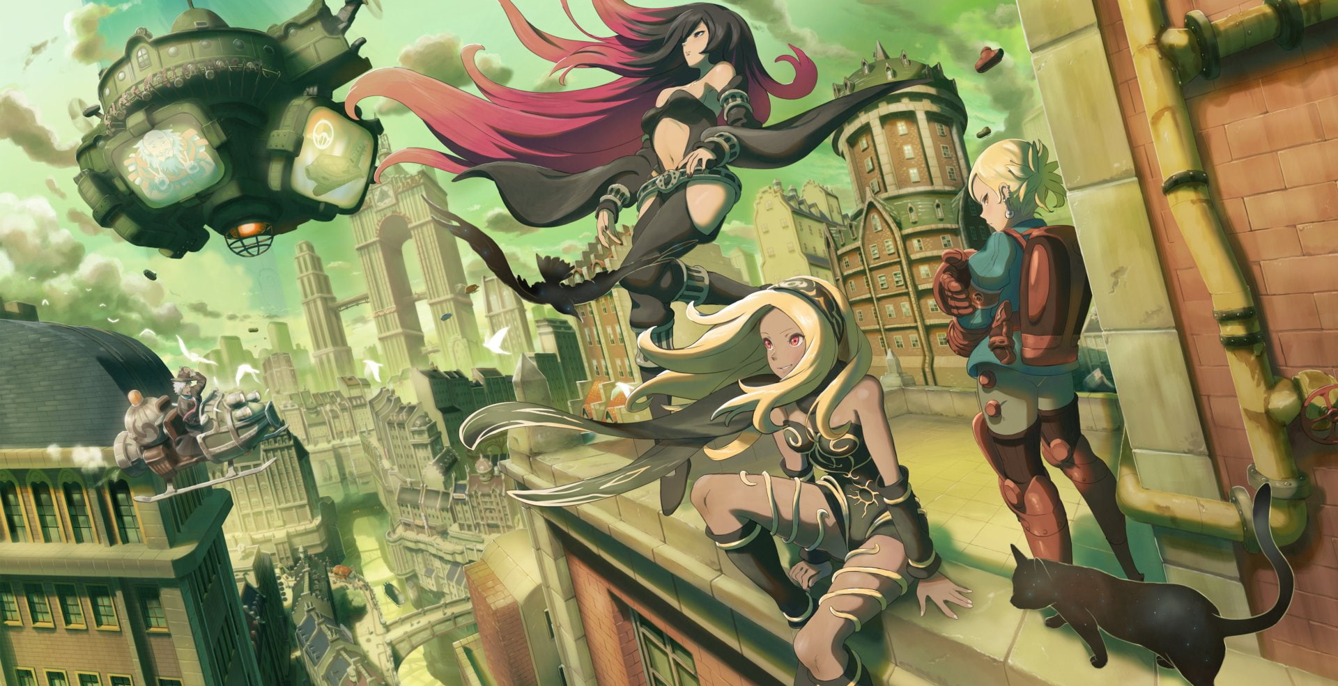 Kat (Gravity Rush), Gravity Rush, Raven (Gravity Rush), Video Game, 1080P, HD Wallpaper